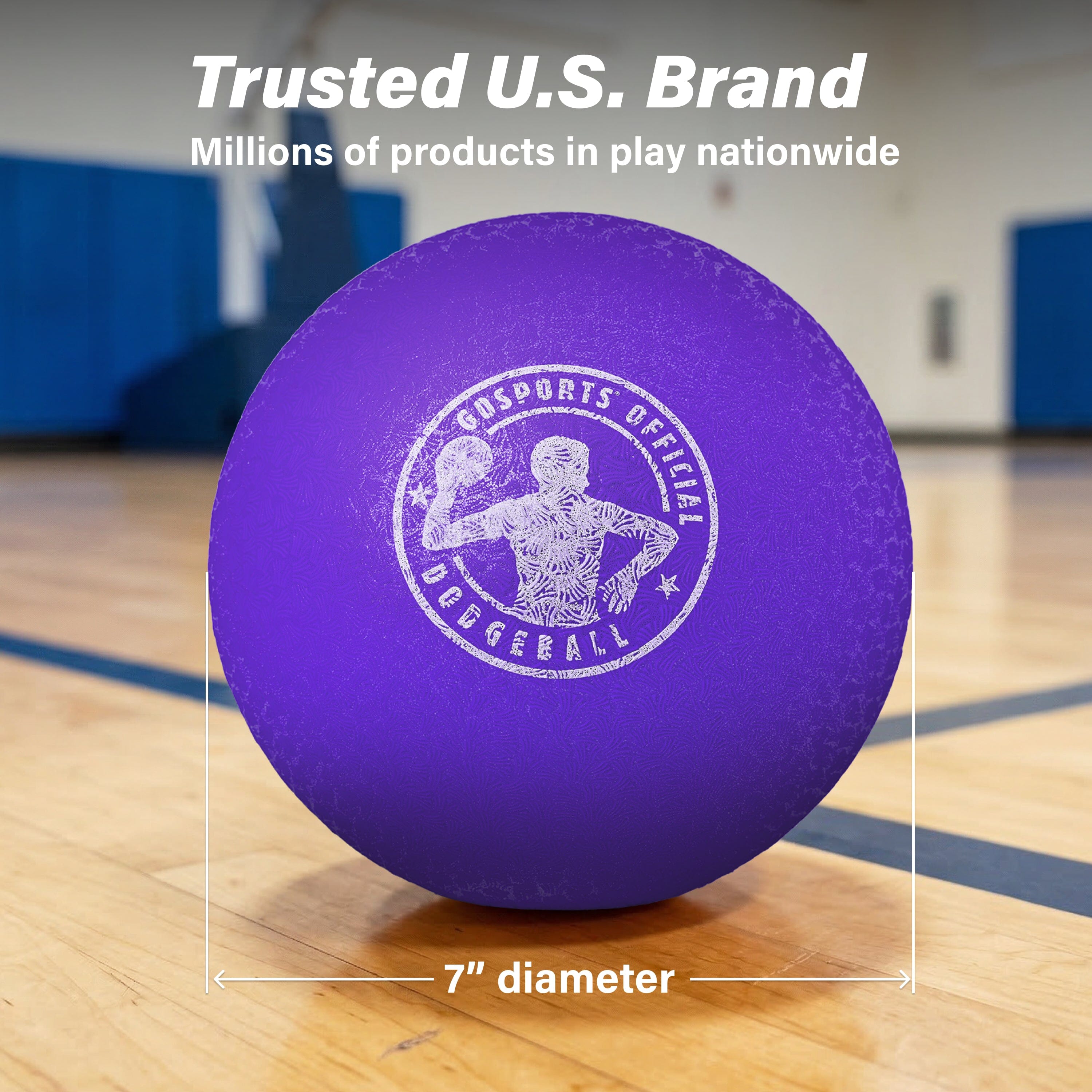 GoSports 7" Inflatable No-Sting Dodgeball - 6-Pack Playground Ball GoSports 