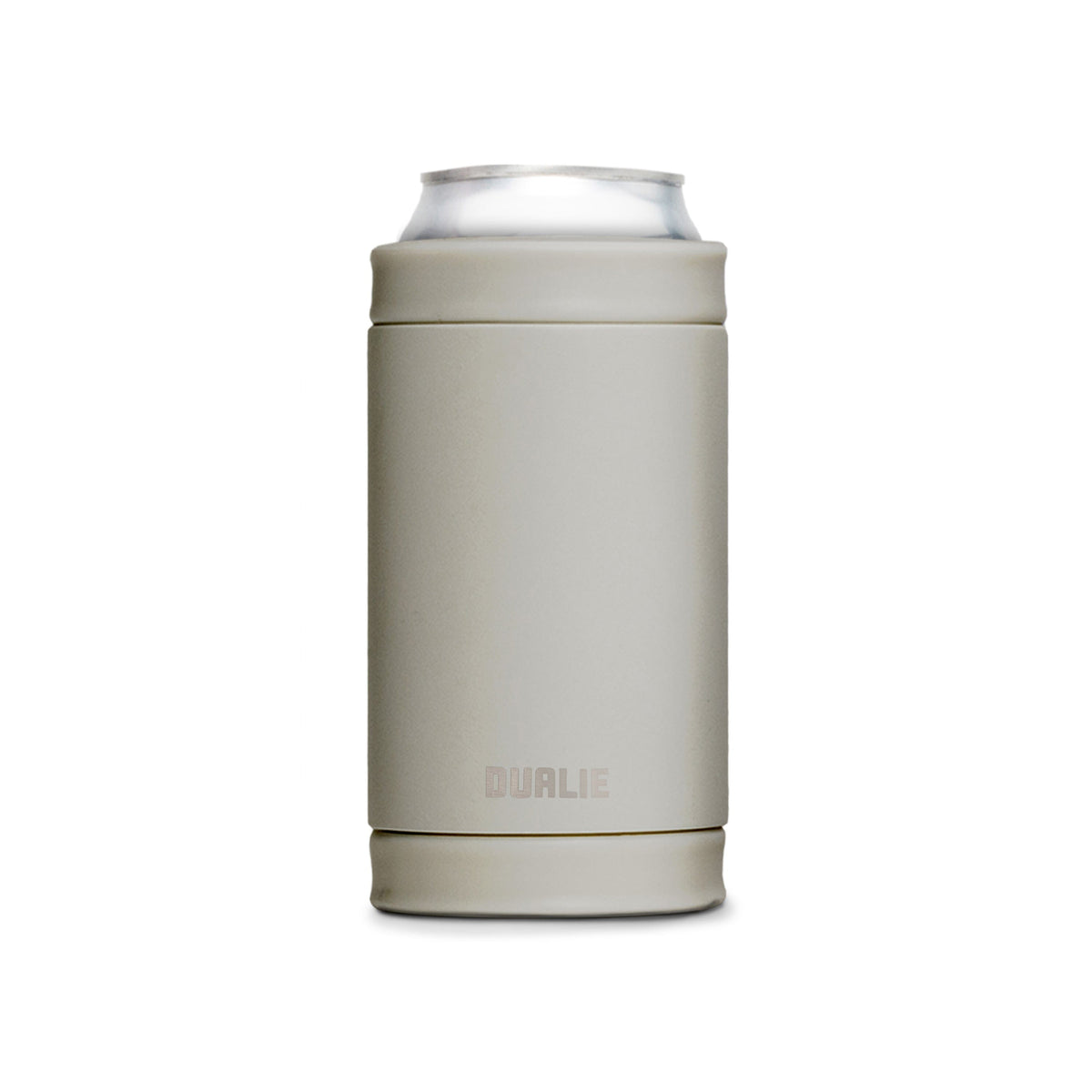 12oz 3-in-1 Insulated Drink Cooler Dualie Fog Gray 