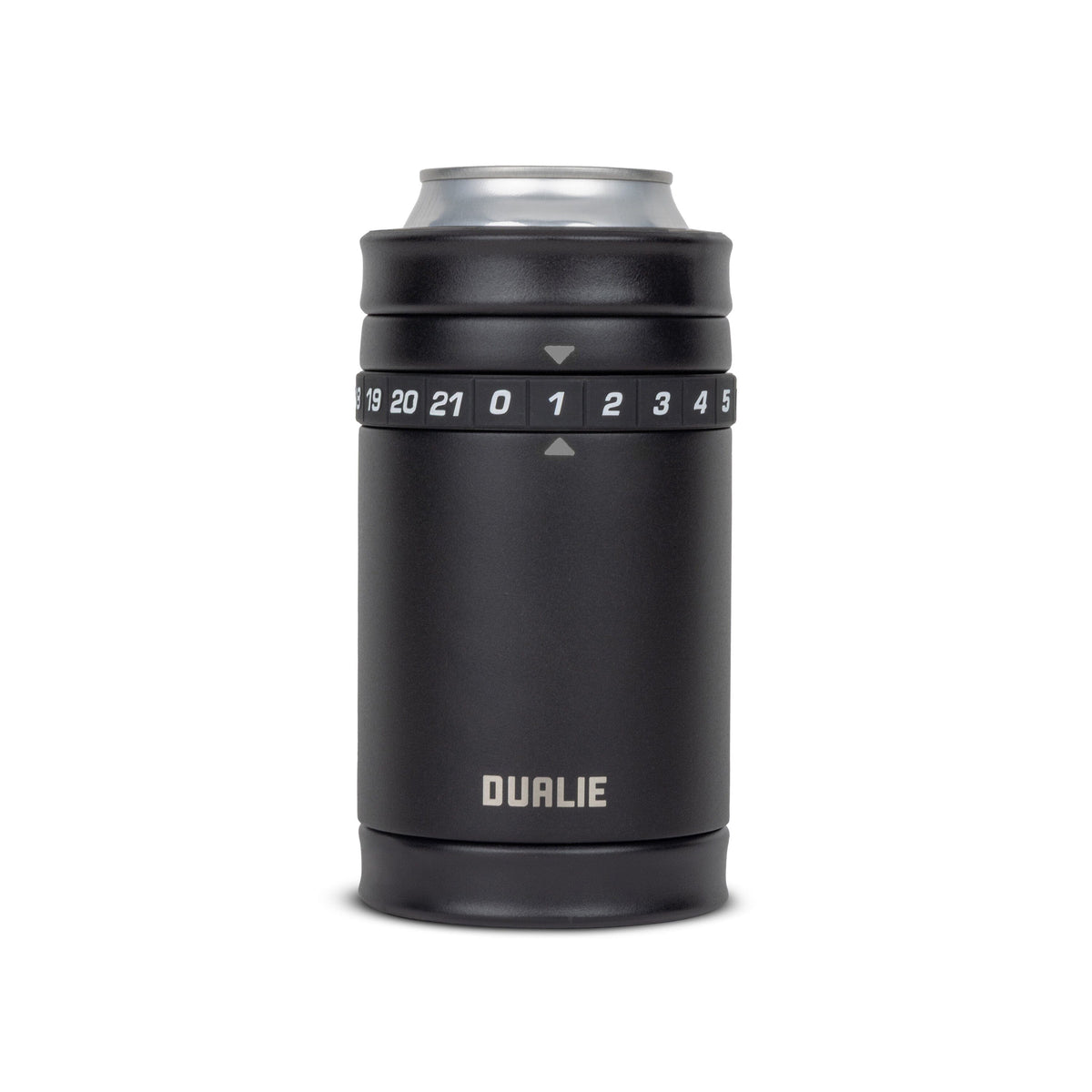 12 oz Tracker Insulated Drink Cooler Dualie Black 