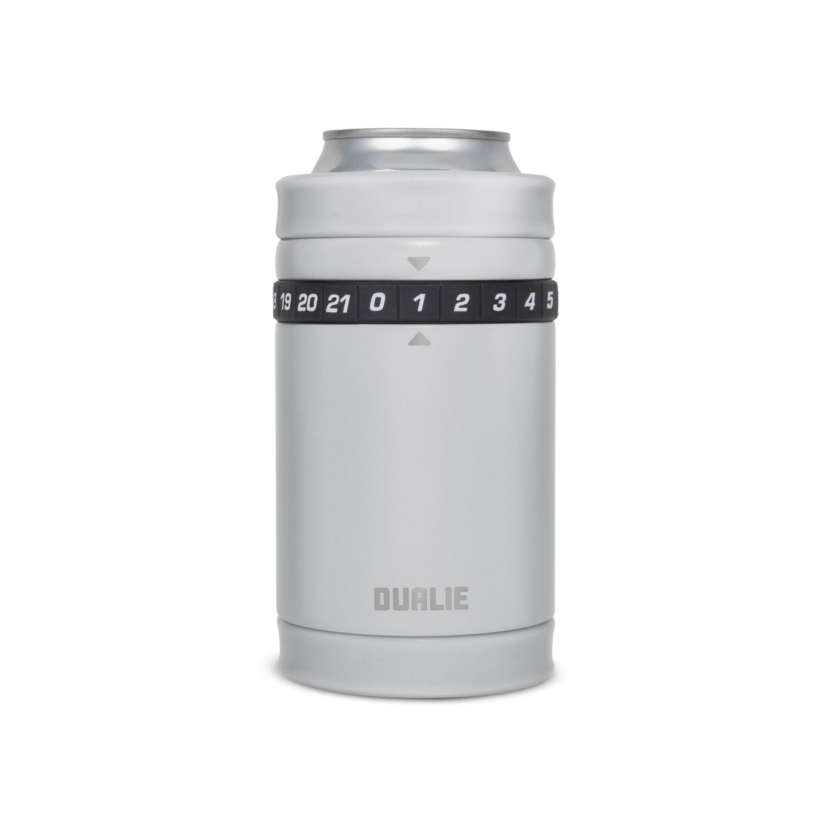 12 oz Tracker Insulated Drink Cooler Dualie Fog Gray 