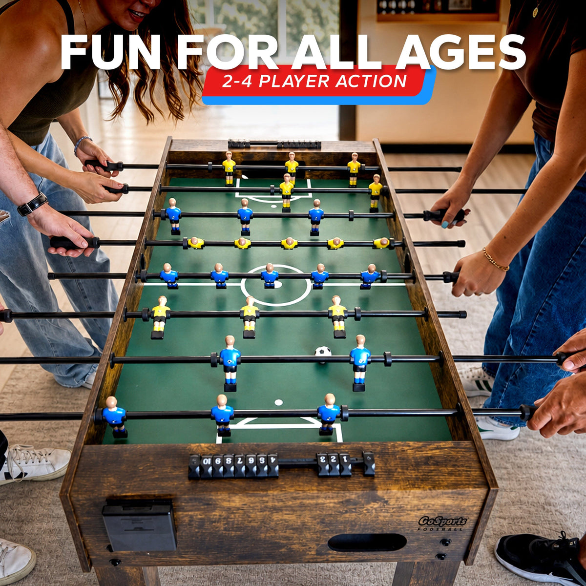 48" Foosball Table FoosBall GoSports Gameroom 