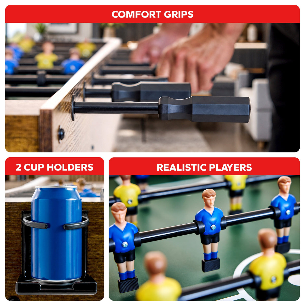 48" Foosball Table FoosBall GoSports Gameroom 
