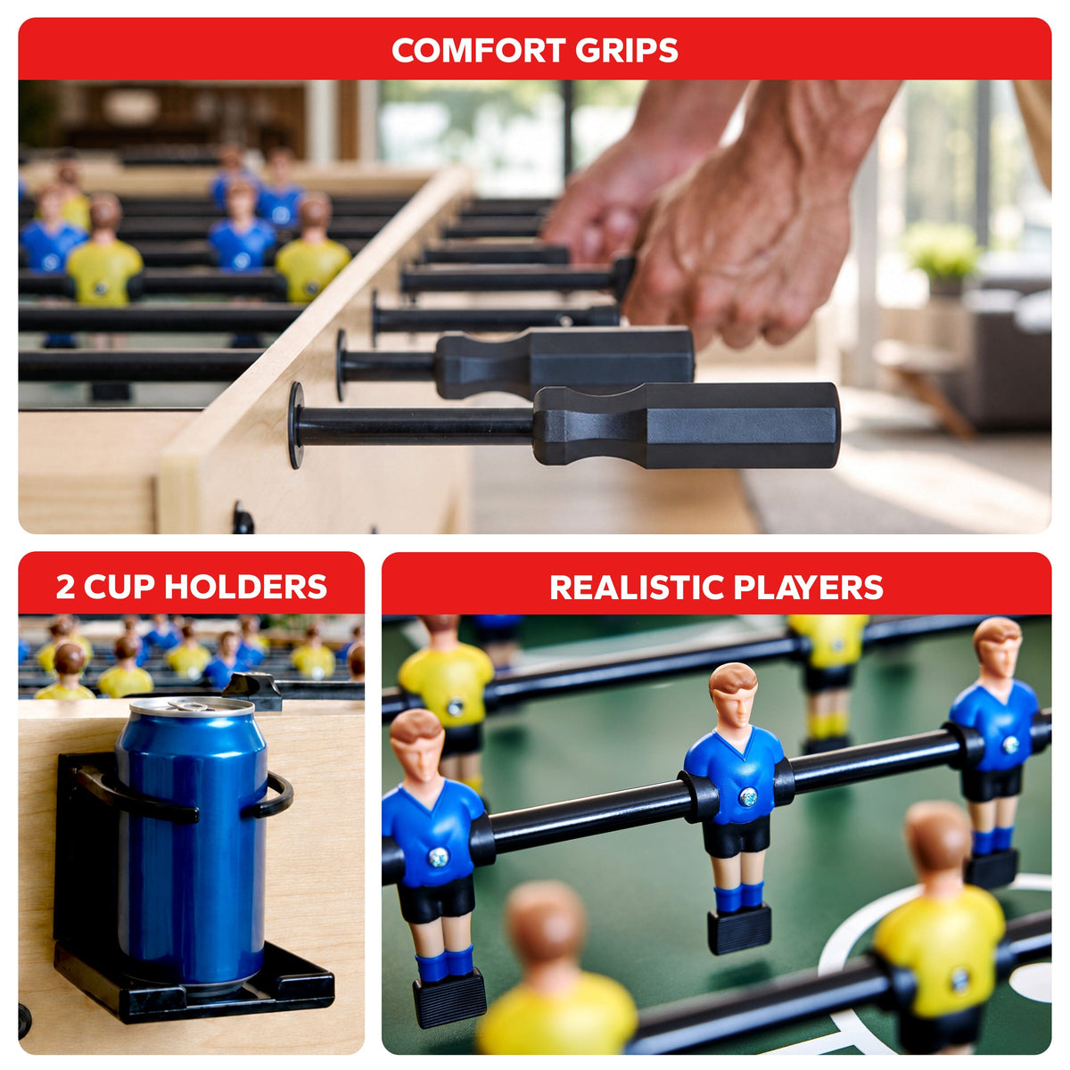 48" Foosball Table FoosBall GoSports Gameroom 