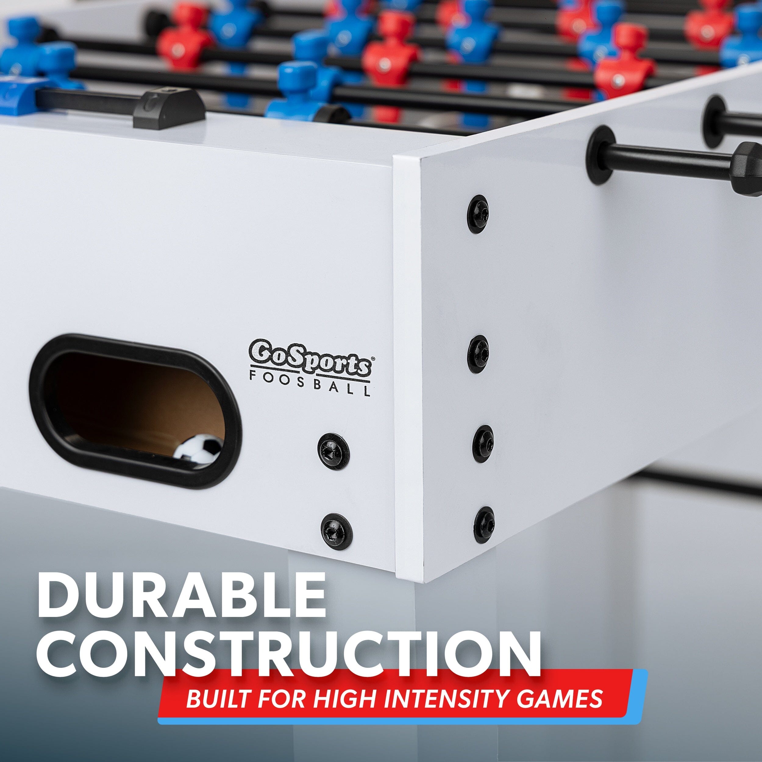 GoSports 48 Inch Foosball Table - White Finish FoosBall GoSports 