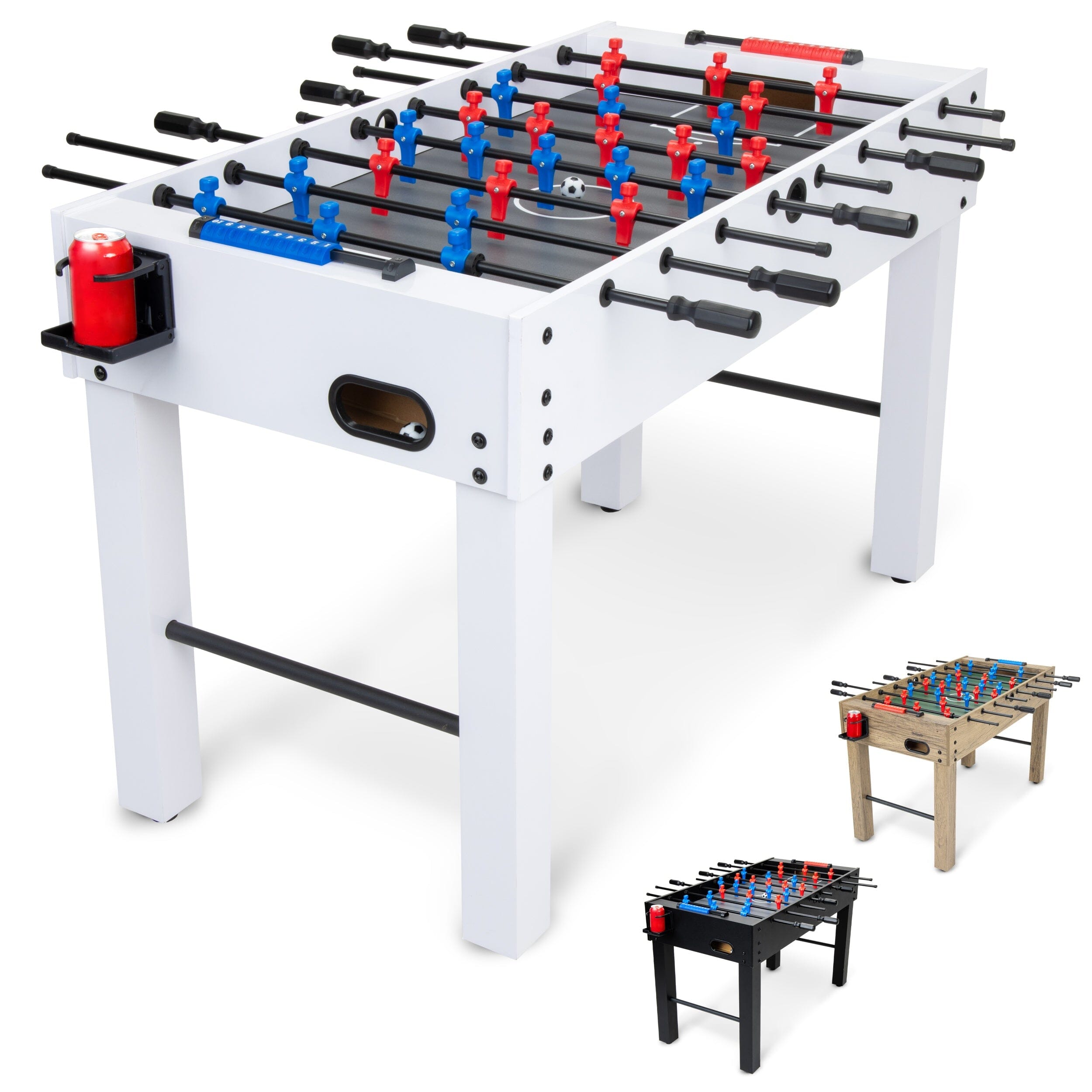 GoSports 48 Inch Foosball Table - White Finish FoosBall GoSports 