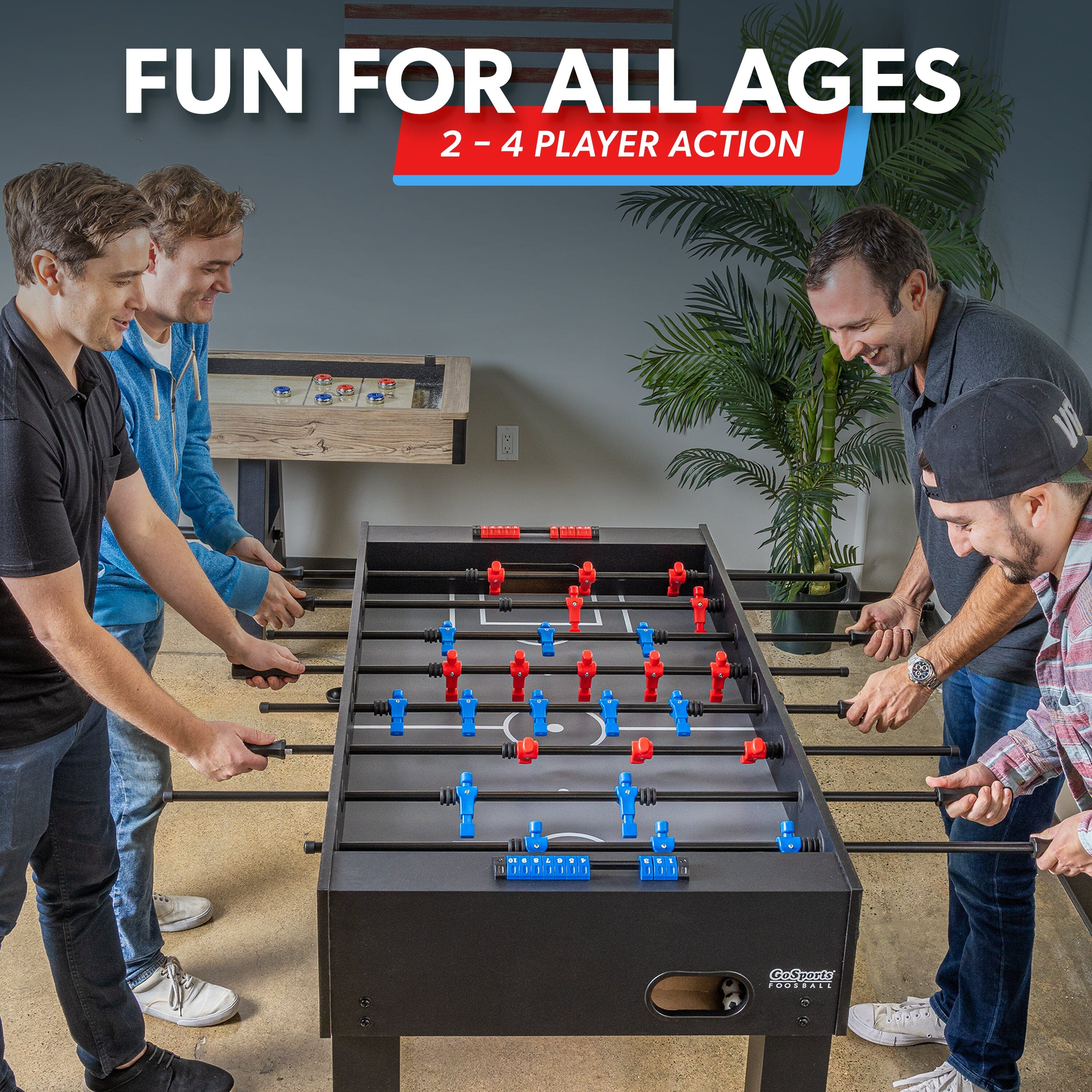 GoSports 54 Inch Full Size Foosball Table - Professional-Grade Game Table for Home GoSports 