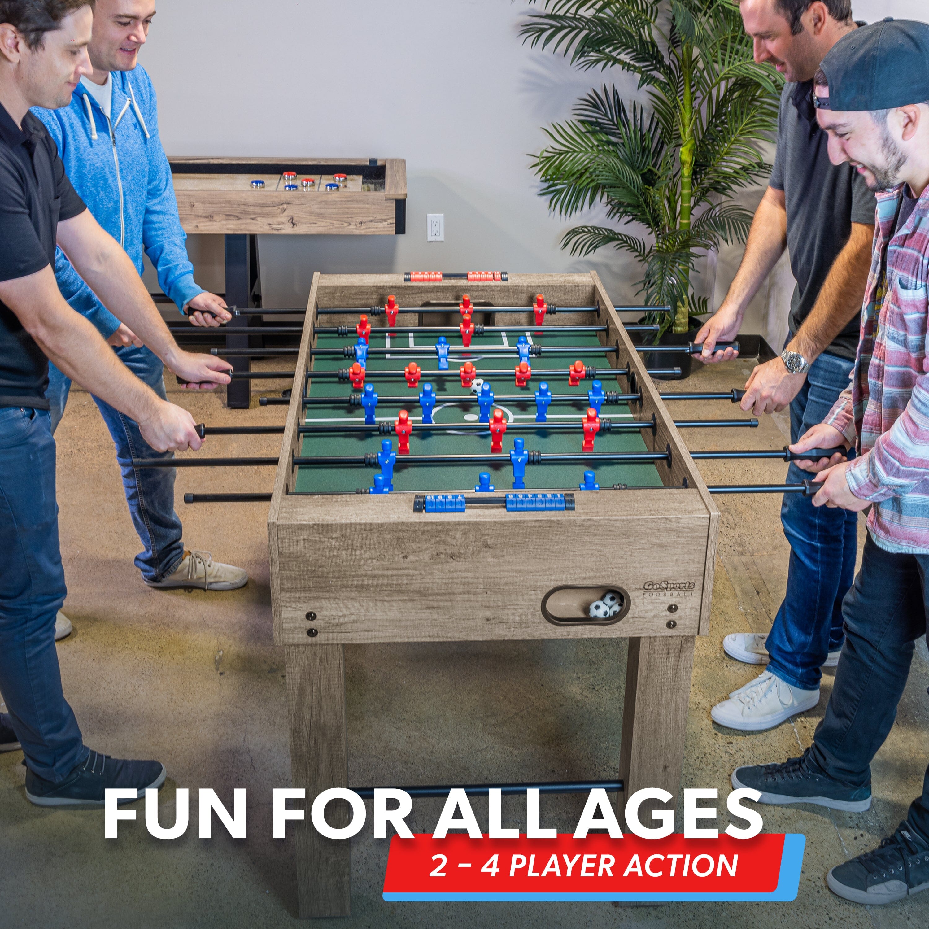 GoSports 54 Inch Full Size Foosball Table - Professional-Grade Game Table for Home GoSports 