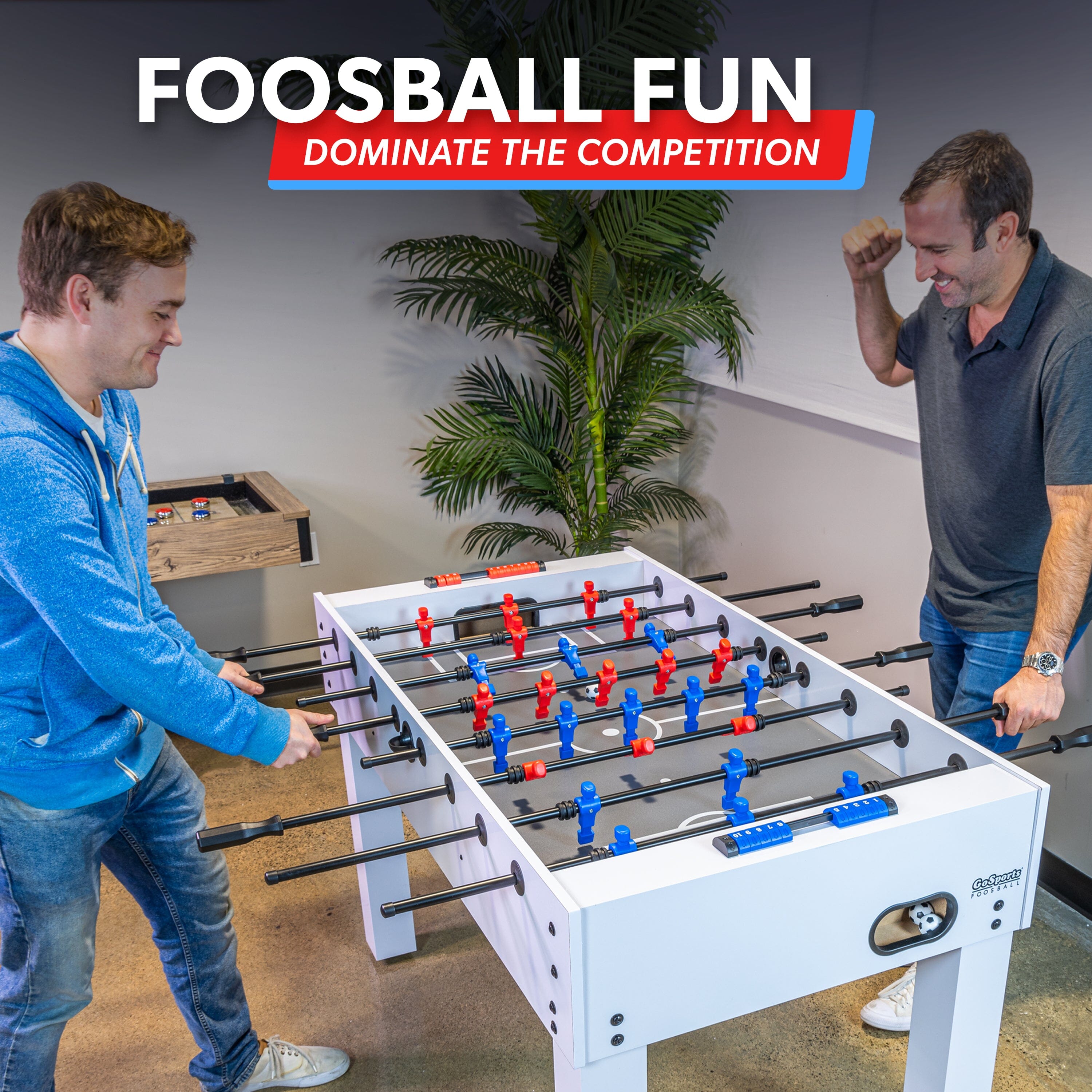 GoSports 54 Inch Full Size Foosball Table - Professional-Grade Game Table for Home GoSports 