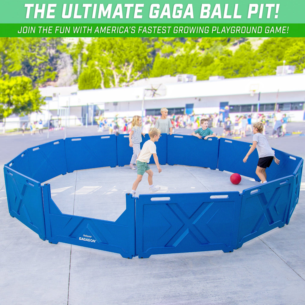 GoSports Gagagon 15 ft Gaga Ball Pit - Portable Indoor/Outdoor Gaga Pit for School or Camp Use GoSports 