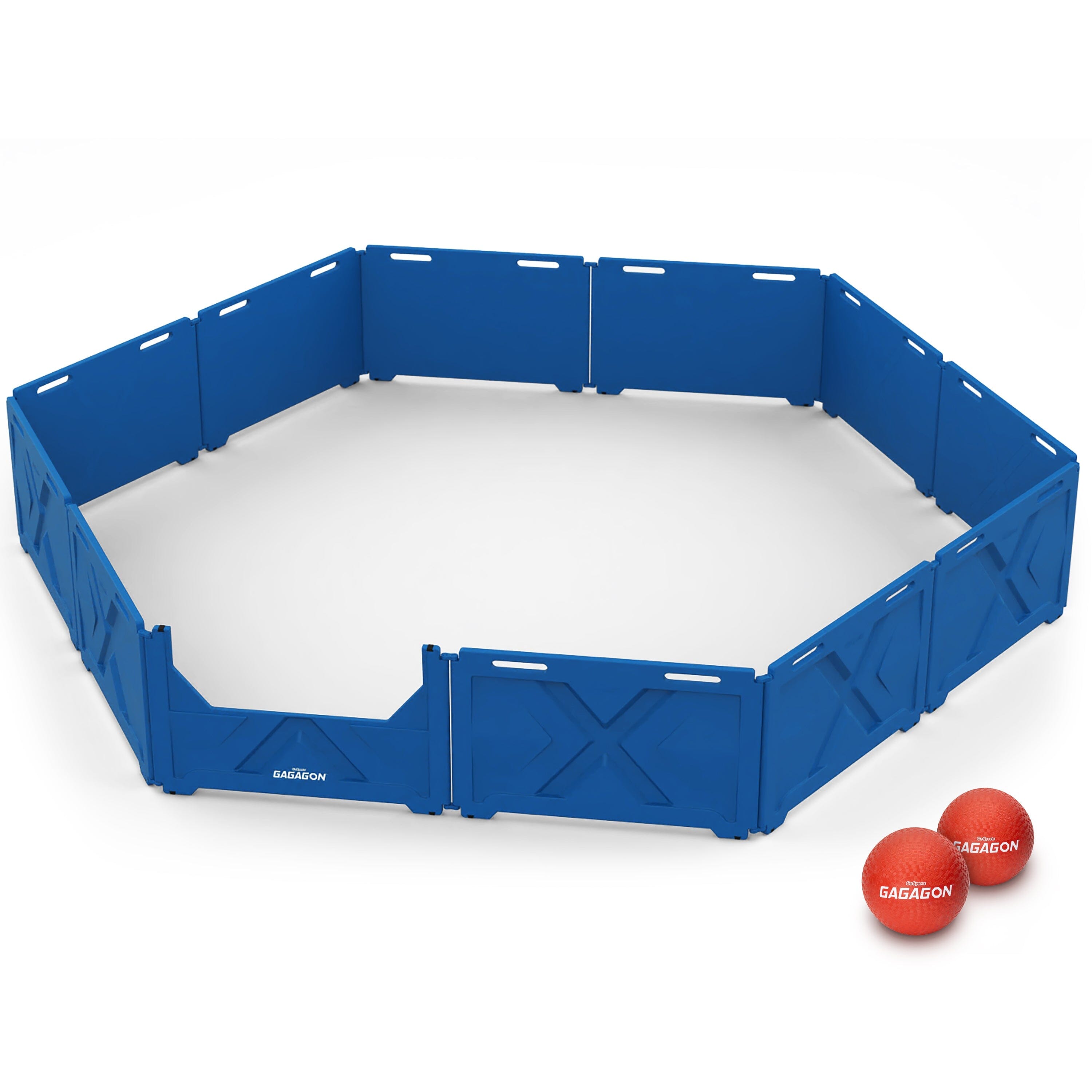 GoSports Gaga Ball Pit - 15 ft, 20 ft or 25 ft Portable Indoor/Outdoor Gagagon Pit for School, Camp or Home Use GoSports 15 Ft 