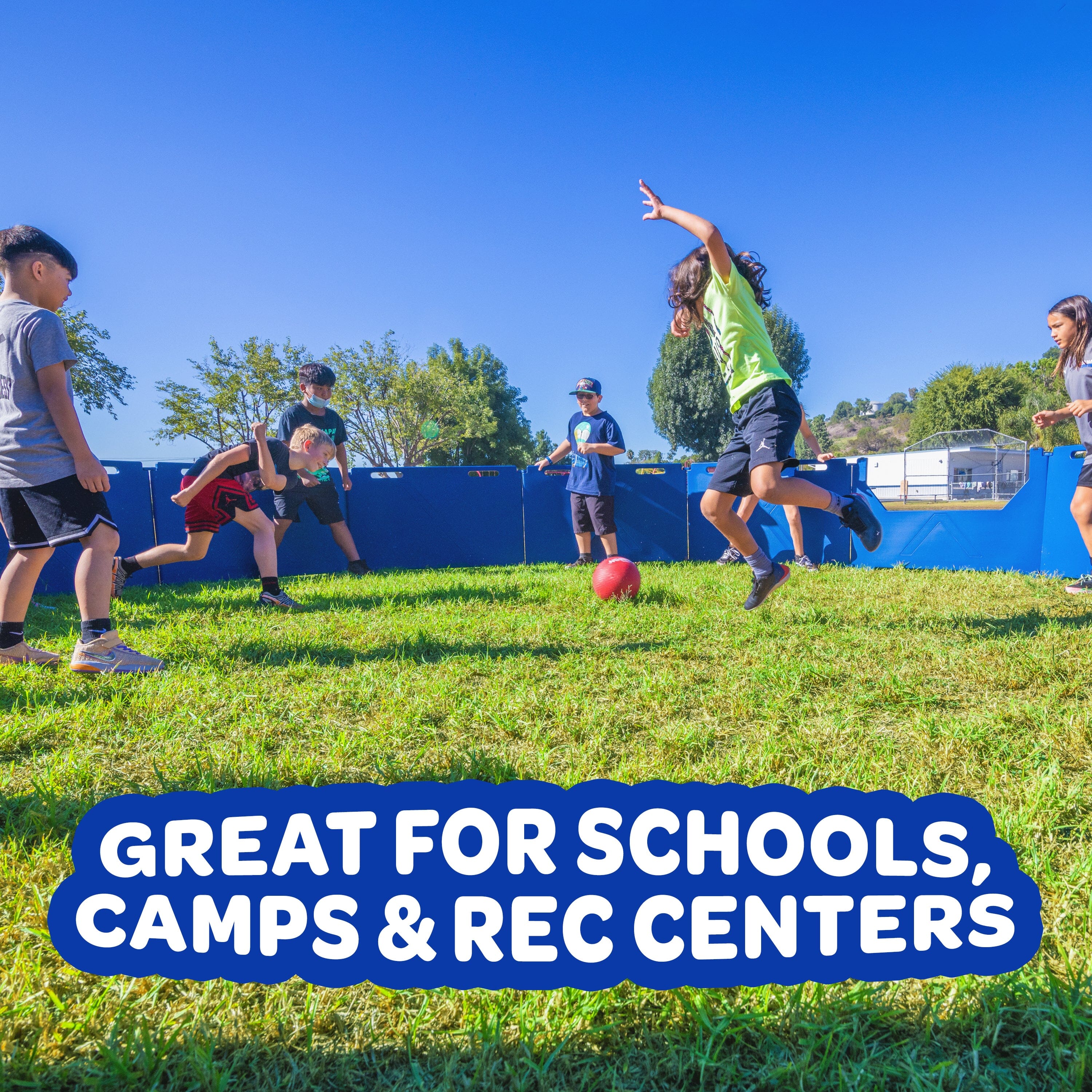 GoSports Gaga Ball Pit - 15 ft, 20 ft or 25 ft Portable Indoor/Outdoor Gagagon Pit for School, Camp or Home Use GoSports 