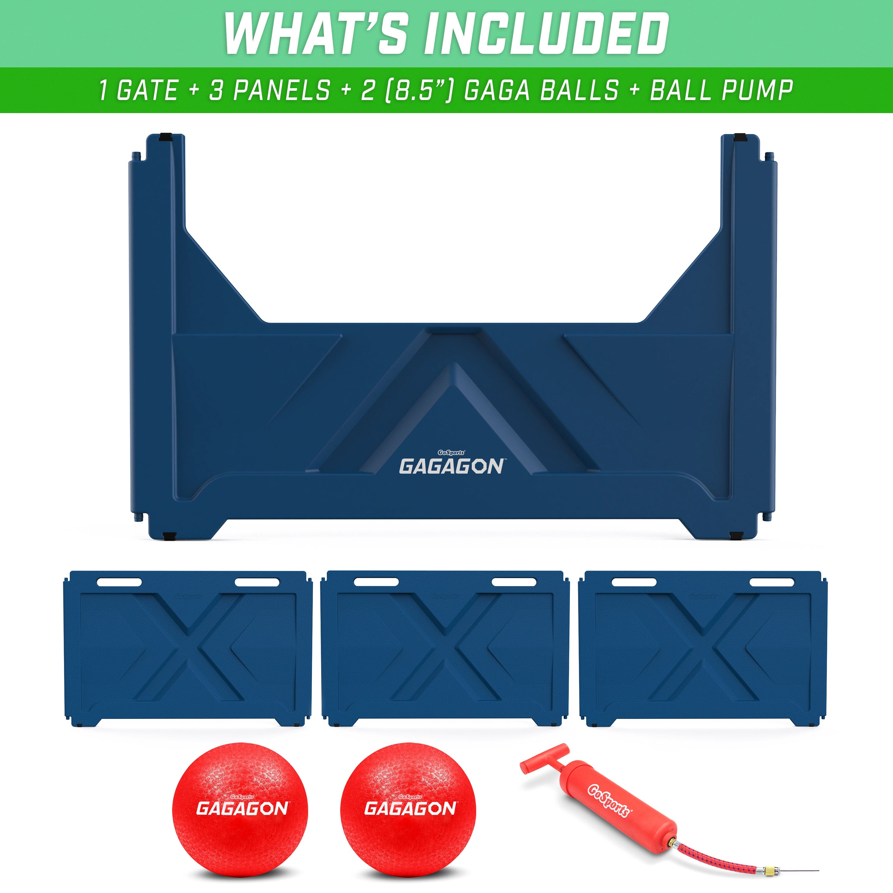 GoSports Gagagon Modular Gate Kit Commercial Grade Gaga Ball Pit Panels ...