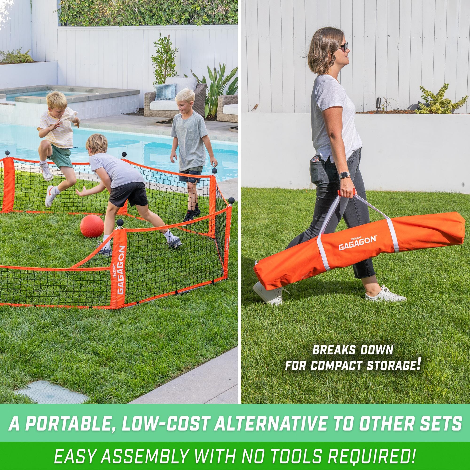 GoSports Gagagon 10 ft Gaga Ball Pit - Portable Indoor/Outdoor Game Set GoSports 