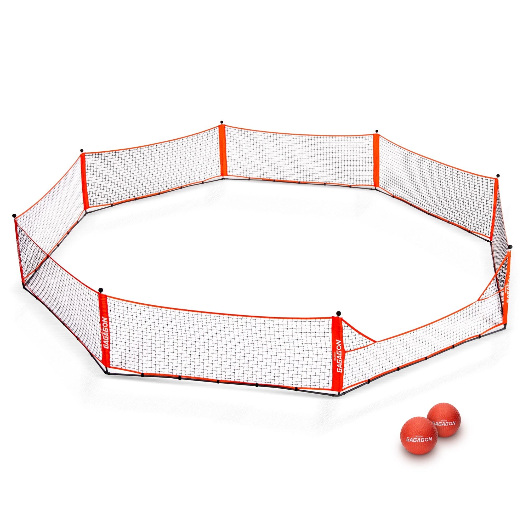 GoSports Gagagon 20 ft Gaga Ball Pit - Portable Indoor/Outdoor Game Set - Includes 2 Balls and Carrying Case GoSports 