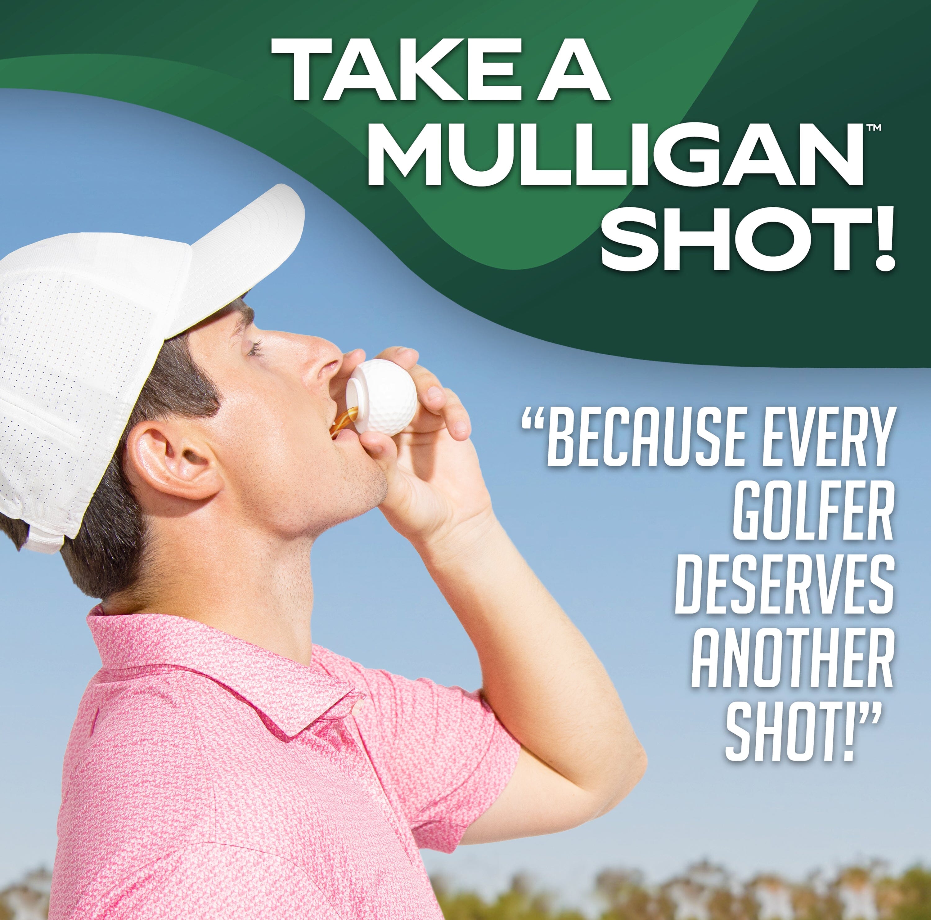 GoSports Mulligan Shots Golf Ball Shot Glasses with Lids - 3 Pack Golf Party Favors - Funny Golf Gifts for Men Golf Playgosports.com 