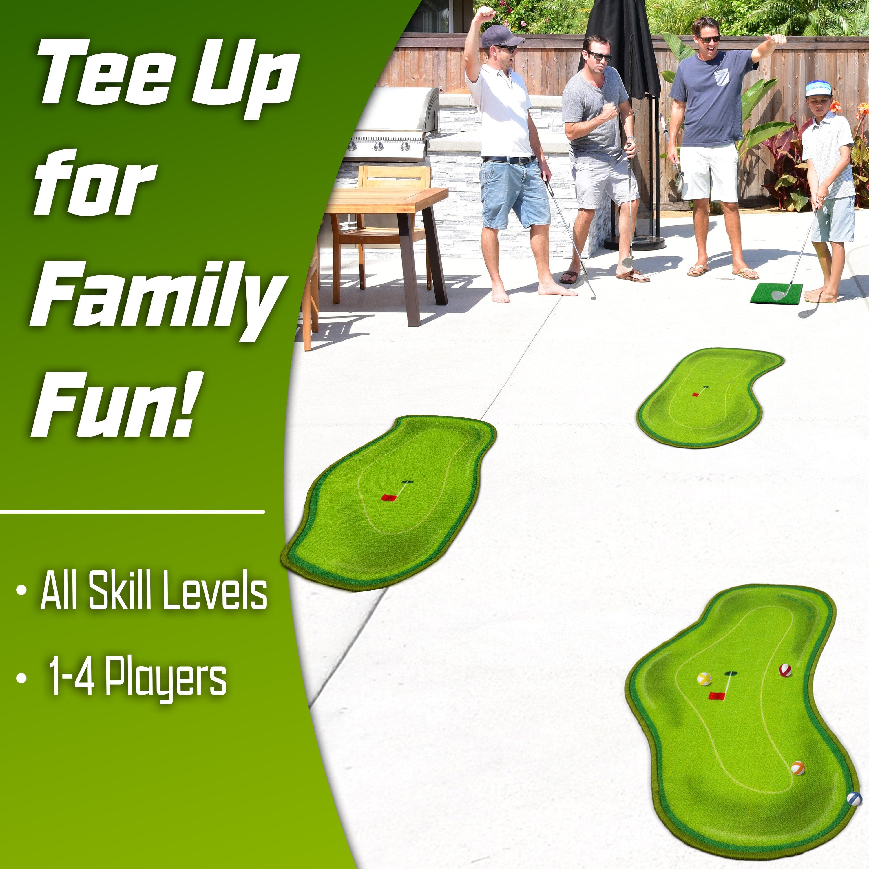 GoSports Chip N' Stick Links - Indoor & Outdoor Golf Game with Sticky Balls and Chipping Mat PlayGoSports.com 
