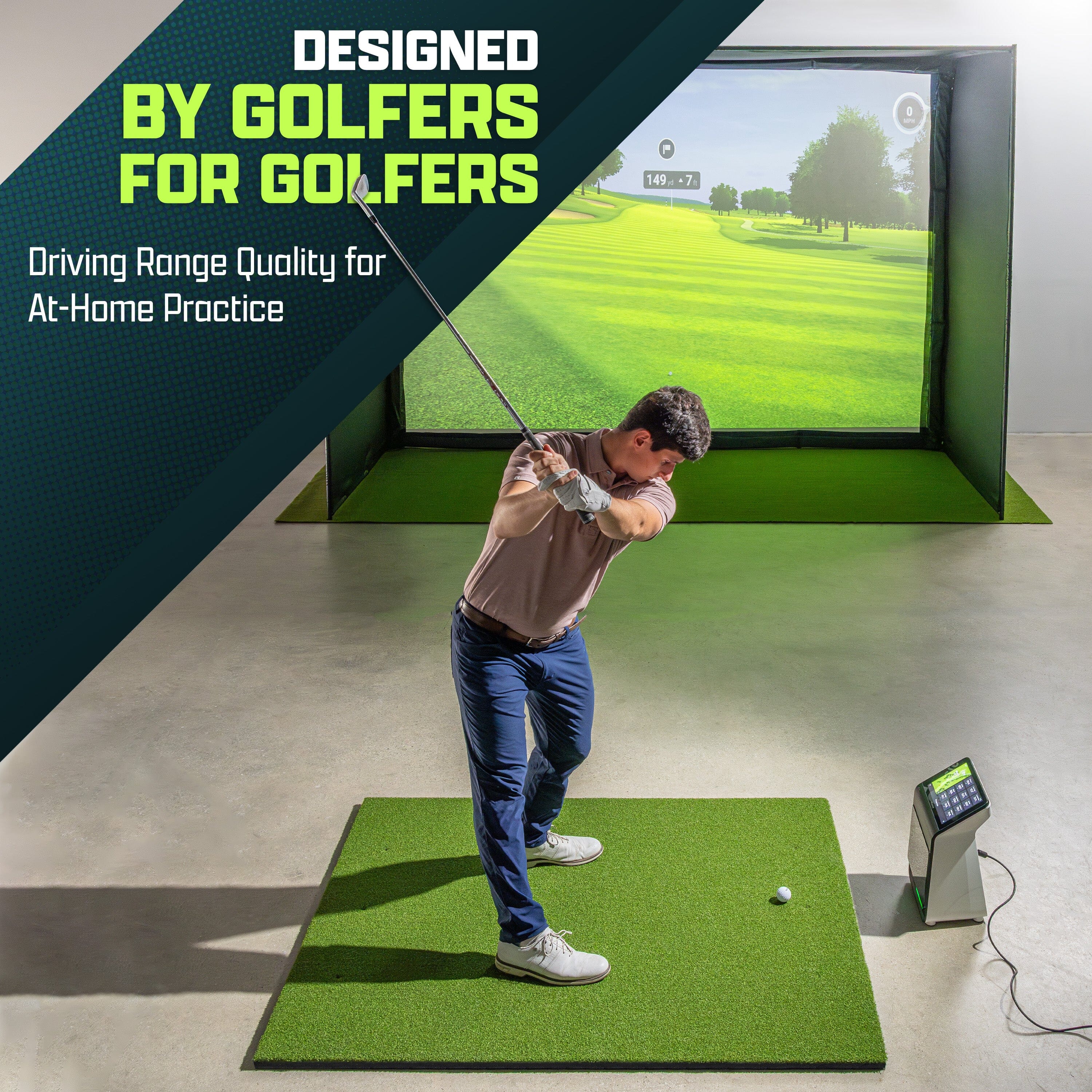 GoSports Golf Hitting Mat - PRO 5 x 4 ft - 15 m GoSports 