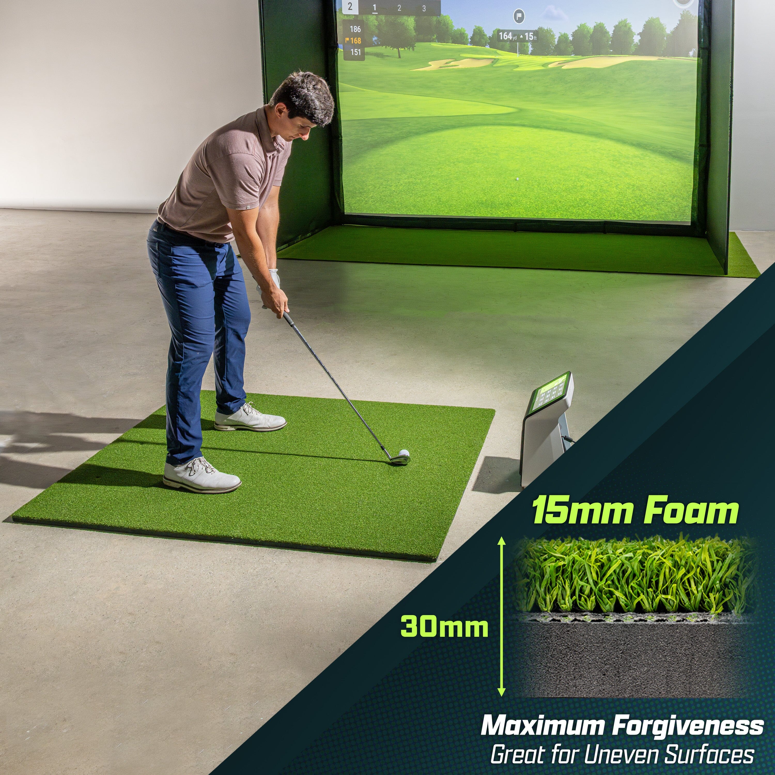 GoSports Golf Hitting Mat - PRO 5 x 4 ft - 15 m GoSports 