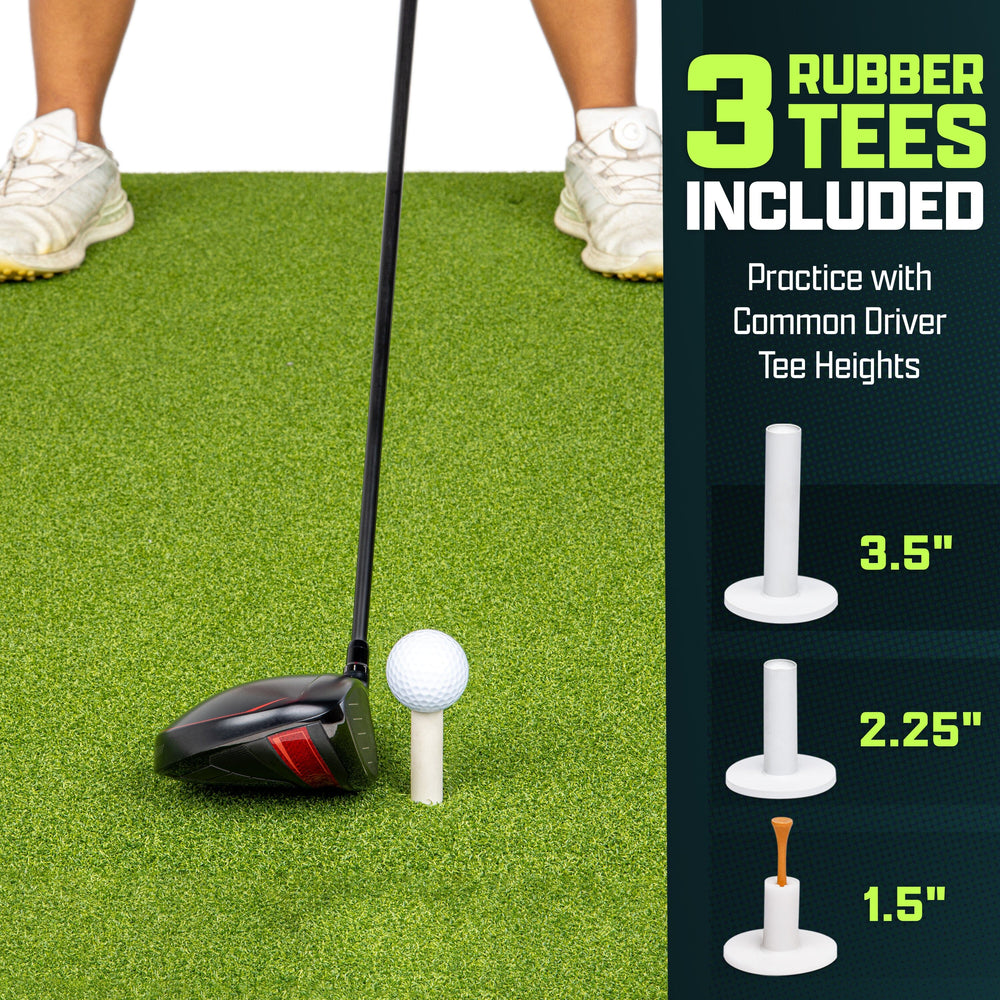 GoSports Golf Hitting Mat - PRO 5 x 5 ft - 15 mm – PlayGoSports.com
