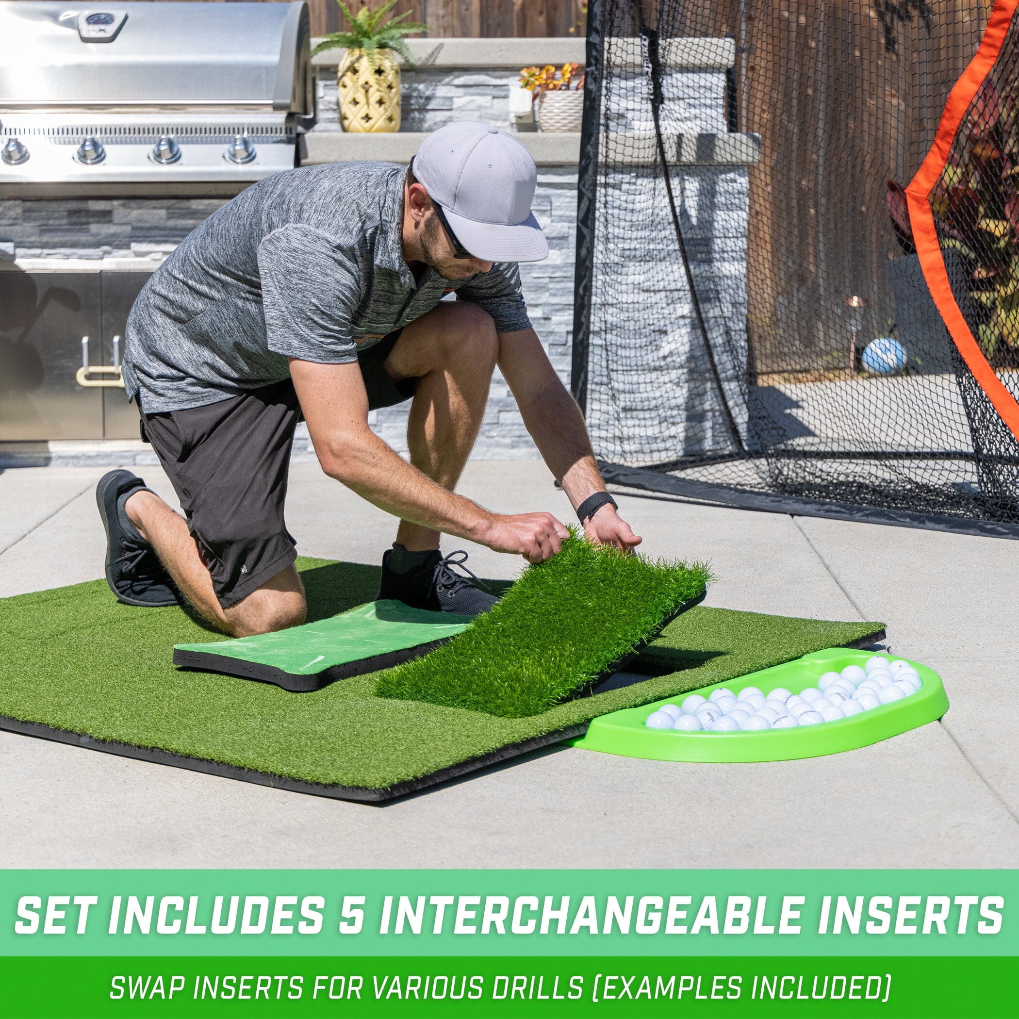 GoSports 5 ft x 4 ft PRO Golf Practice Hitting Mat – PlayGoSports.com