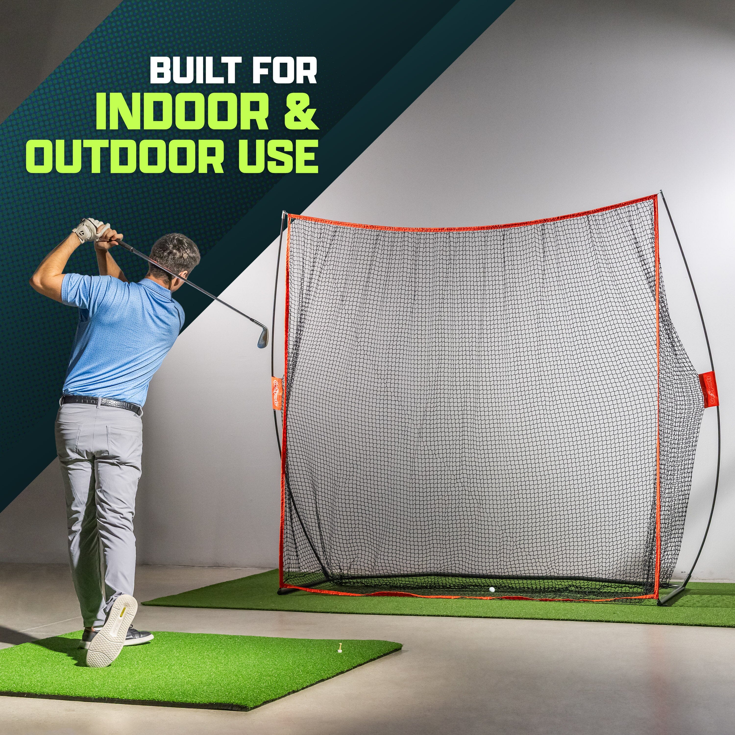 GoSports 7 ft x 7 ft Golf Practice Hitting Net Golf GoSports 