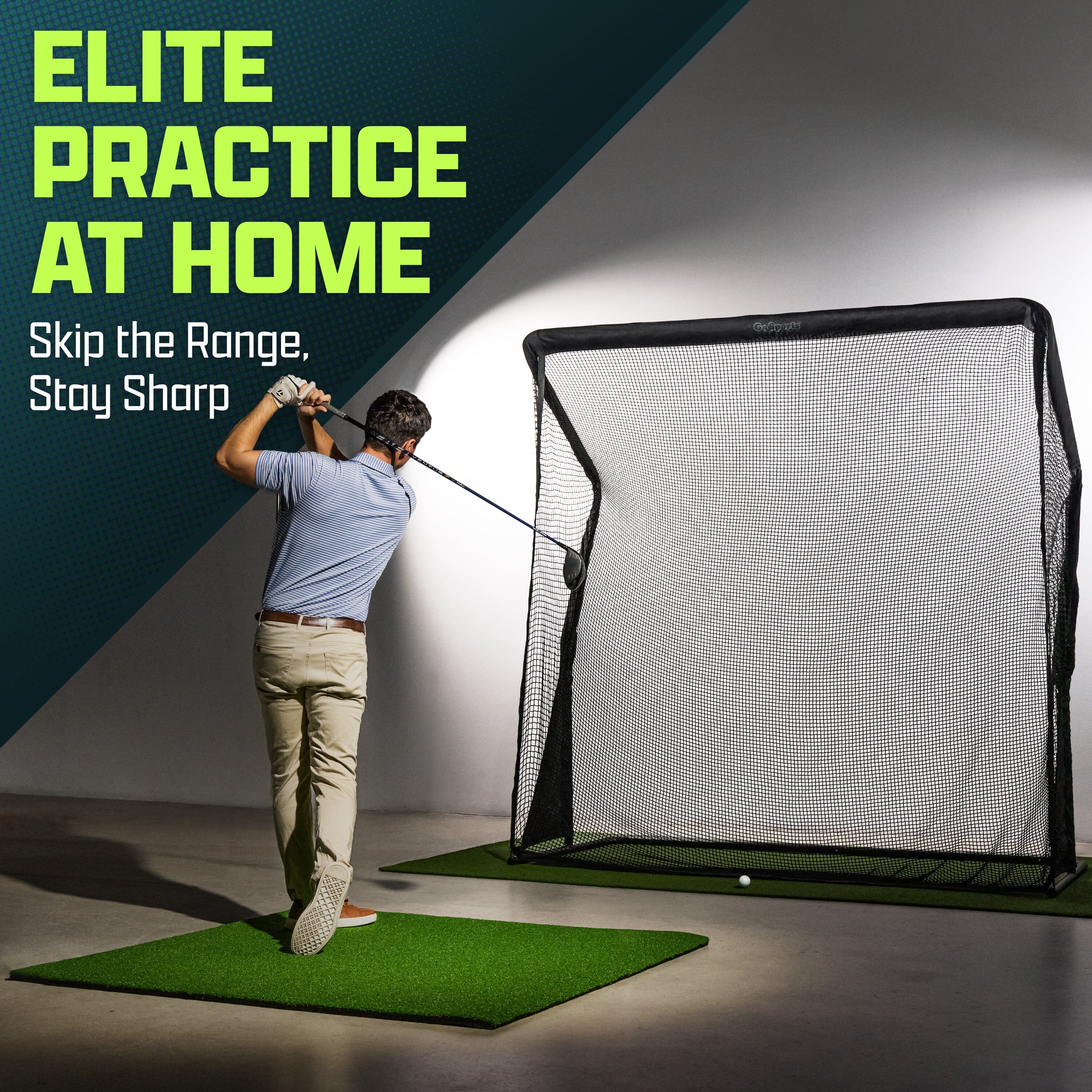 GoSports Elite Golf Practice Net with Steel Frame - Choose 10' or 7' Size GoSports 