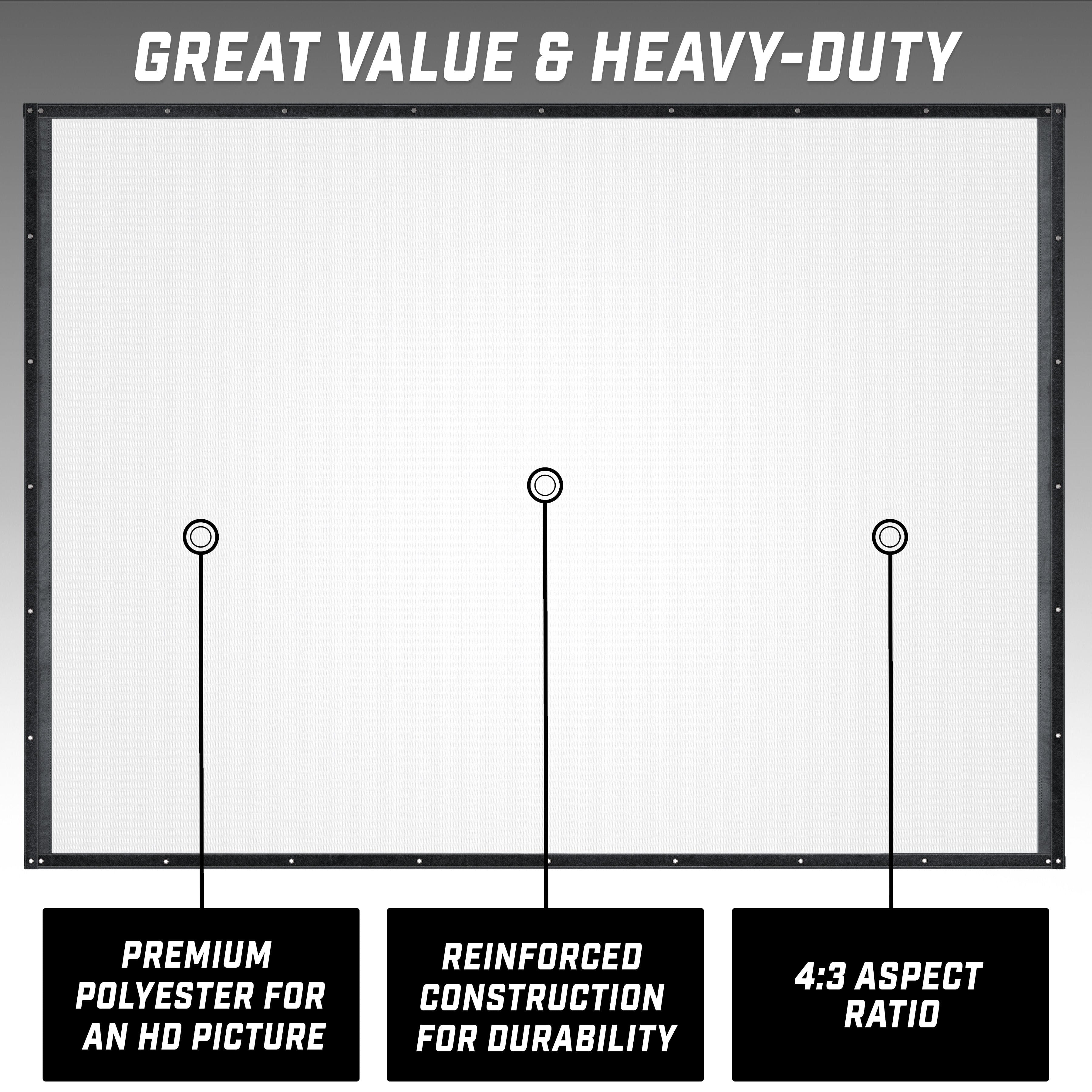 GoSports Replacement Sim Screen - Only Compatible with GoSports 12' x 9' Golf Simulator Enclosure GoSports 