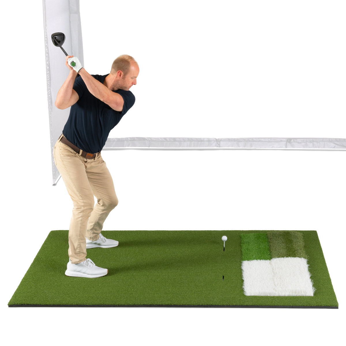 7' x 5' Pro Sim Multi-Lie Golf Hitting Mat, 15 mm GoSports Golf 