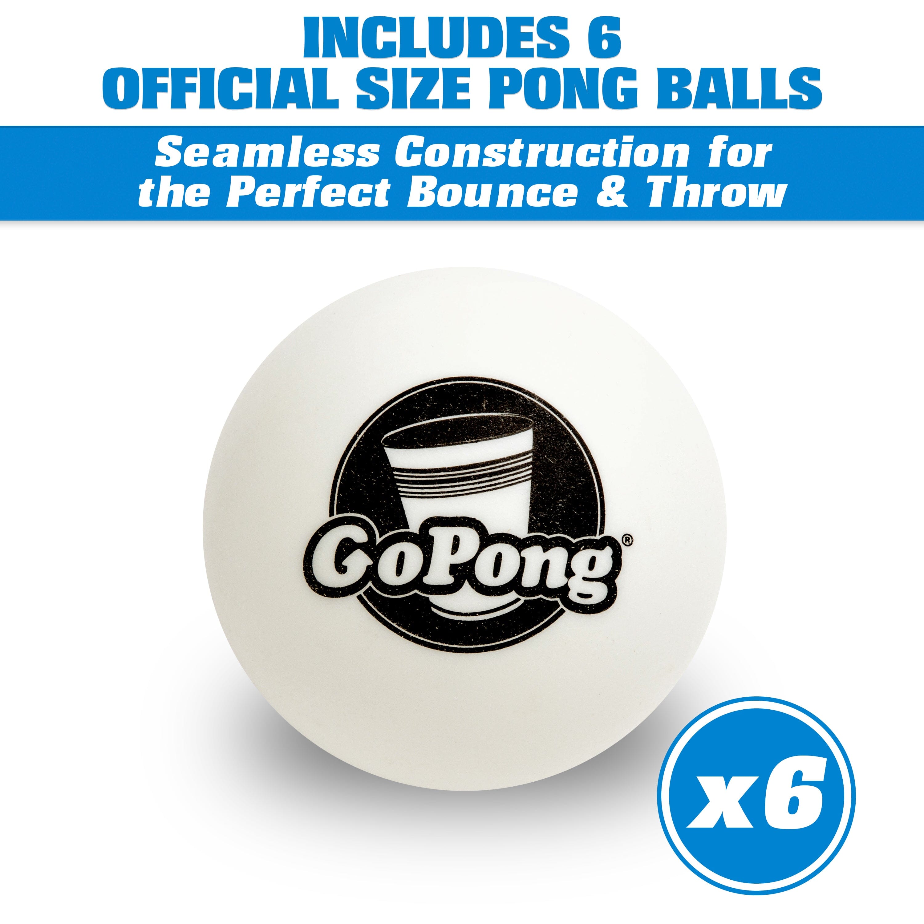 a ping ball with the logo of the company