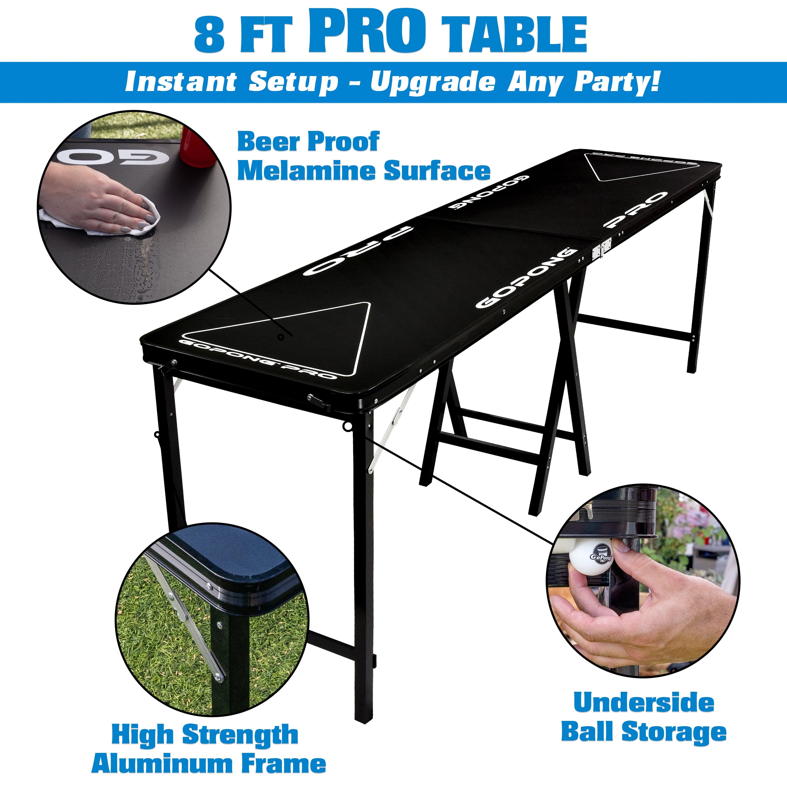 8ft portable portable table