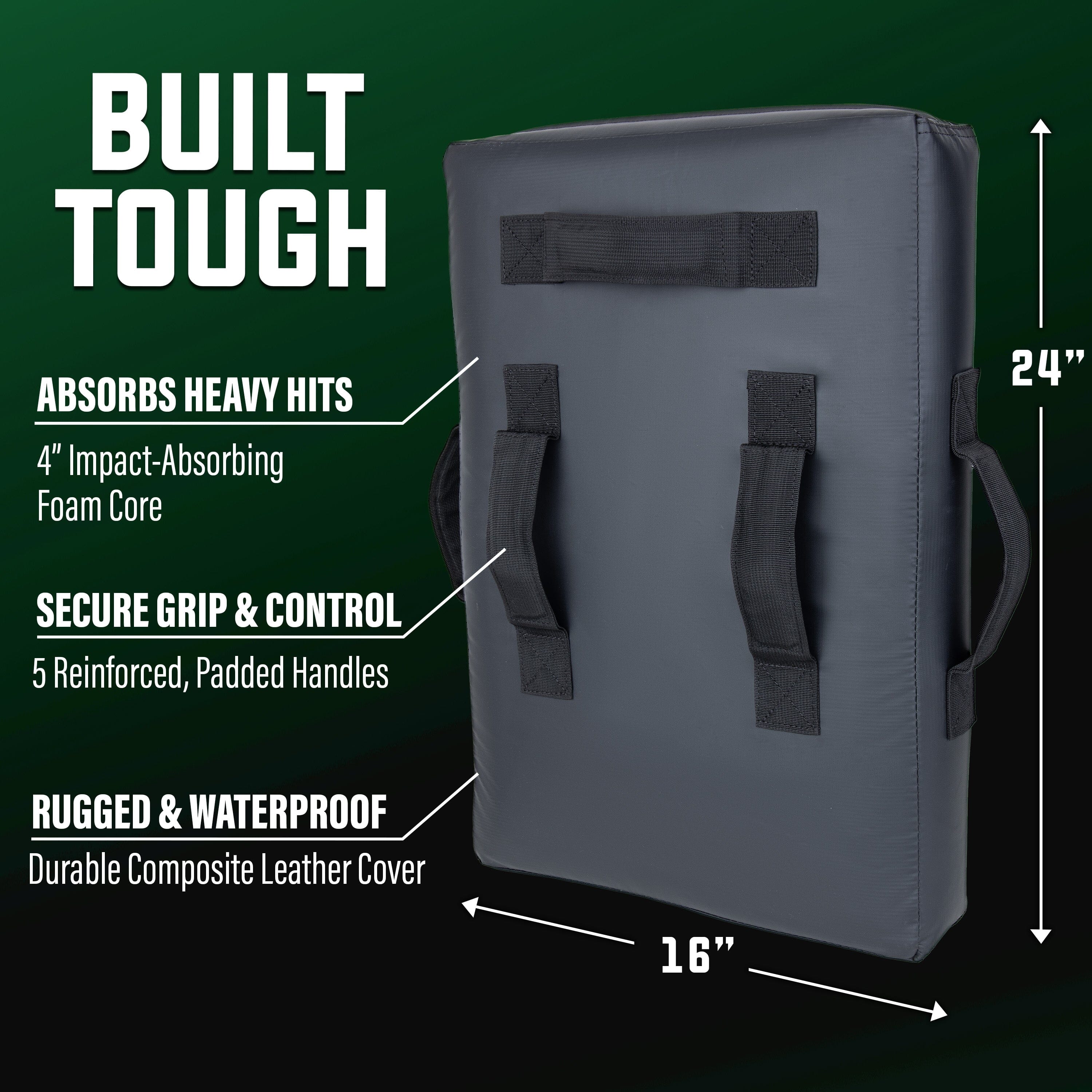 GoSports Blocking Pad 24 x 16 Inch – Multisport Training Equipment for Football, Basketball, Lacrosse, & Martial Arts - Standard Football Playgosports.com 