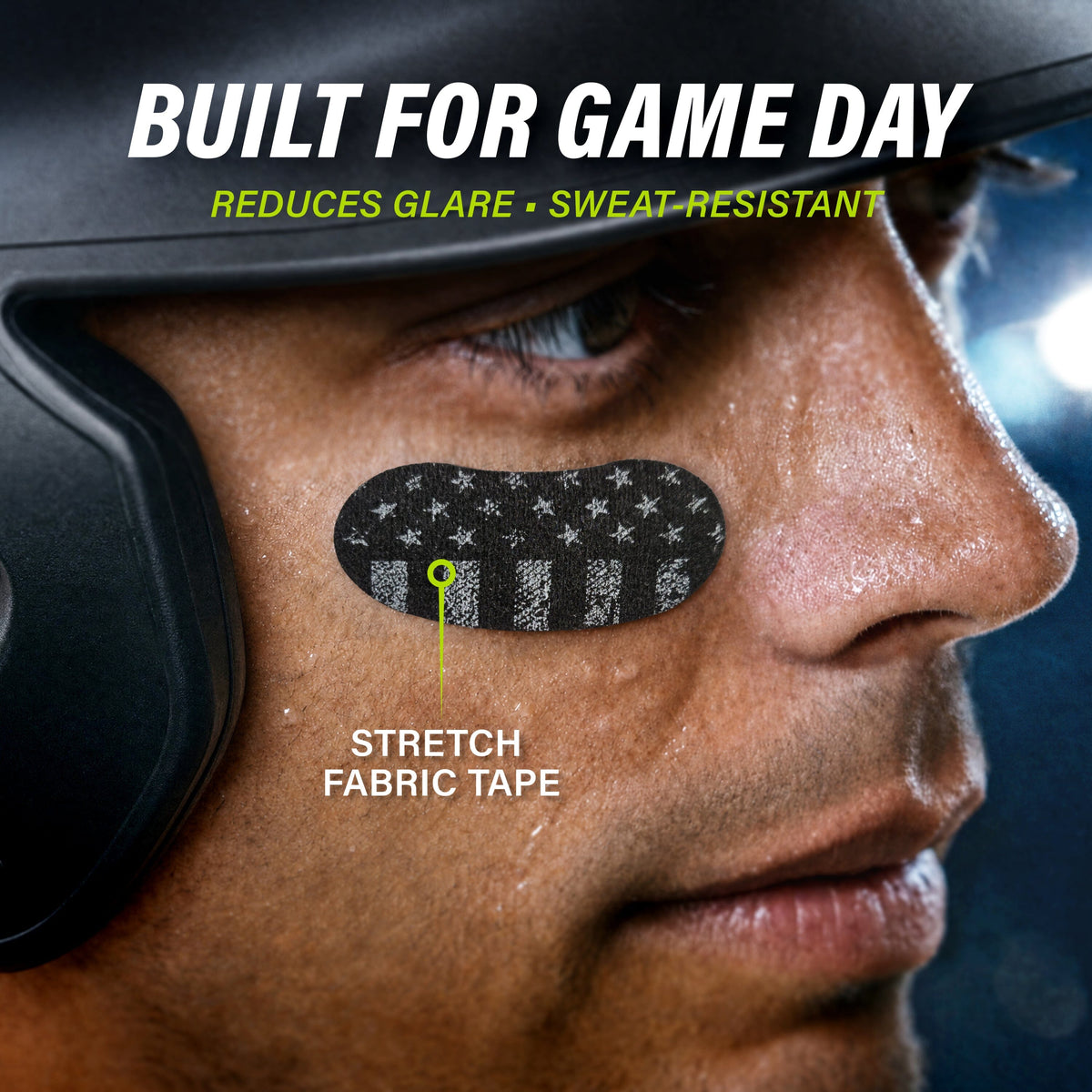 Eye Black Stickers with Chalk Pencil, 36 Pairs GoSports Football 