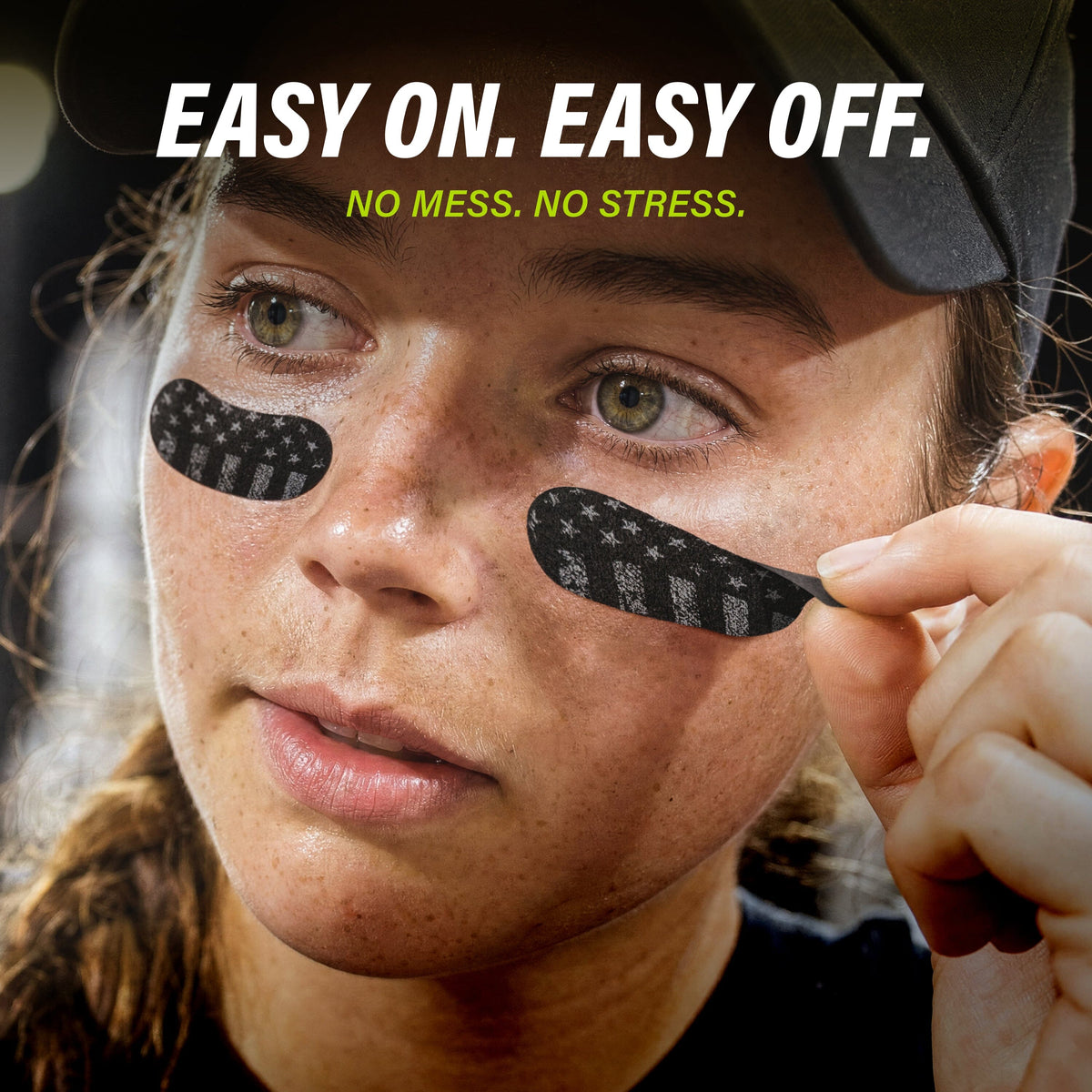 Eye Black Stickers with Chalk Pencil, 36 Pairs GoSports Football 