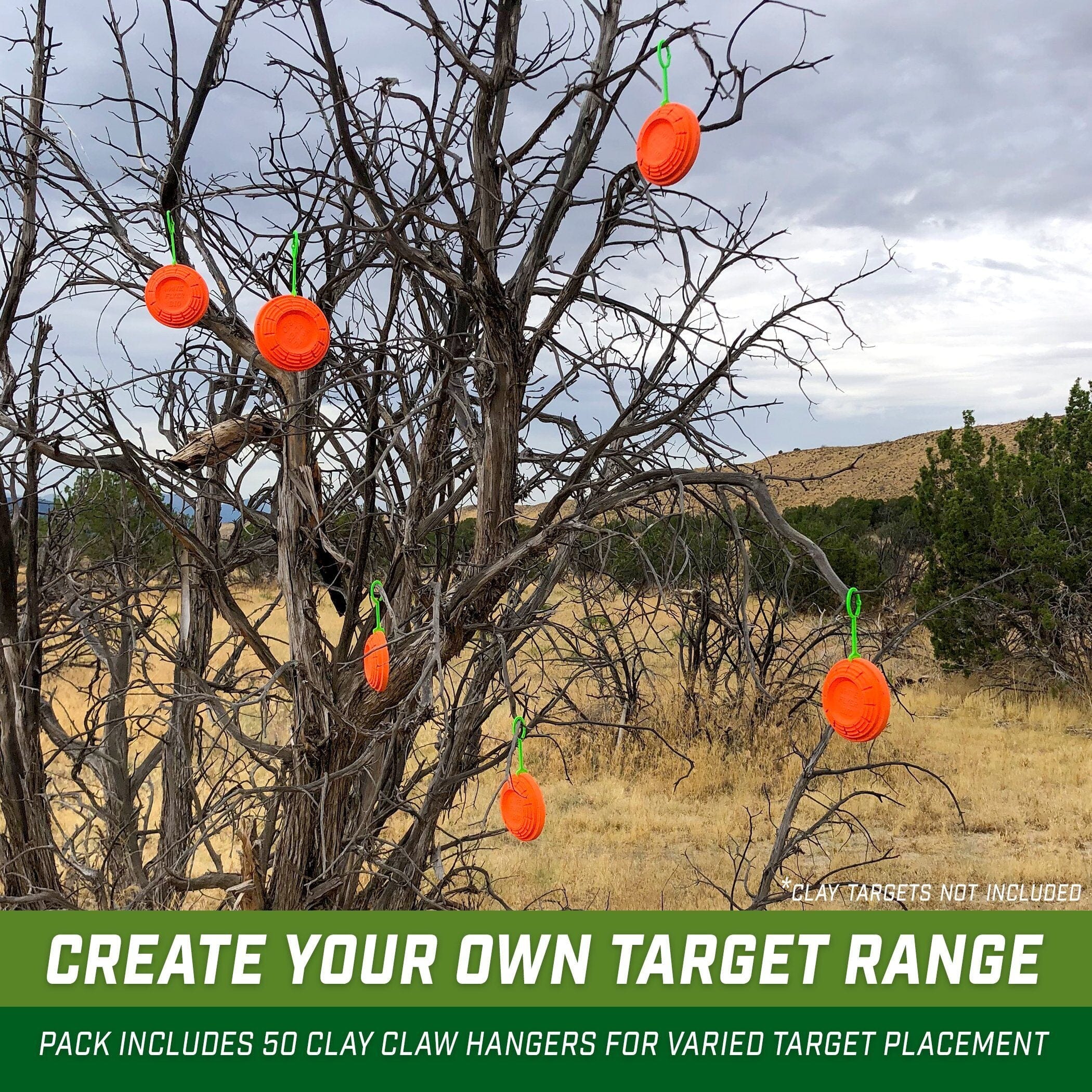 GoSports Outdoors Clay Claw Target Hangers - 50-Pack Clay Pigeon Holders Target Practice GoSportsOutdoors.com 