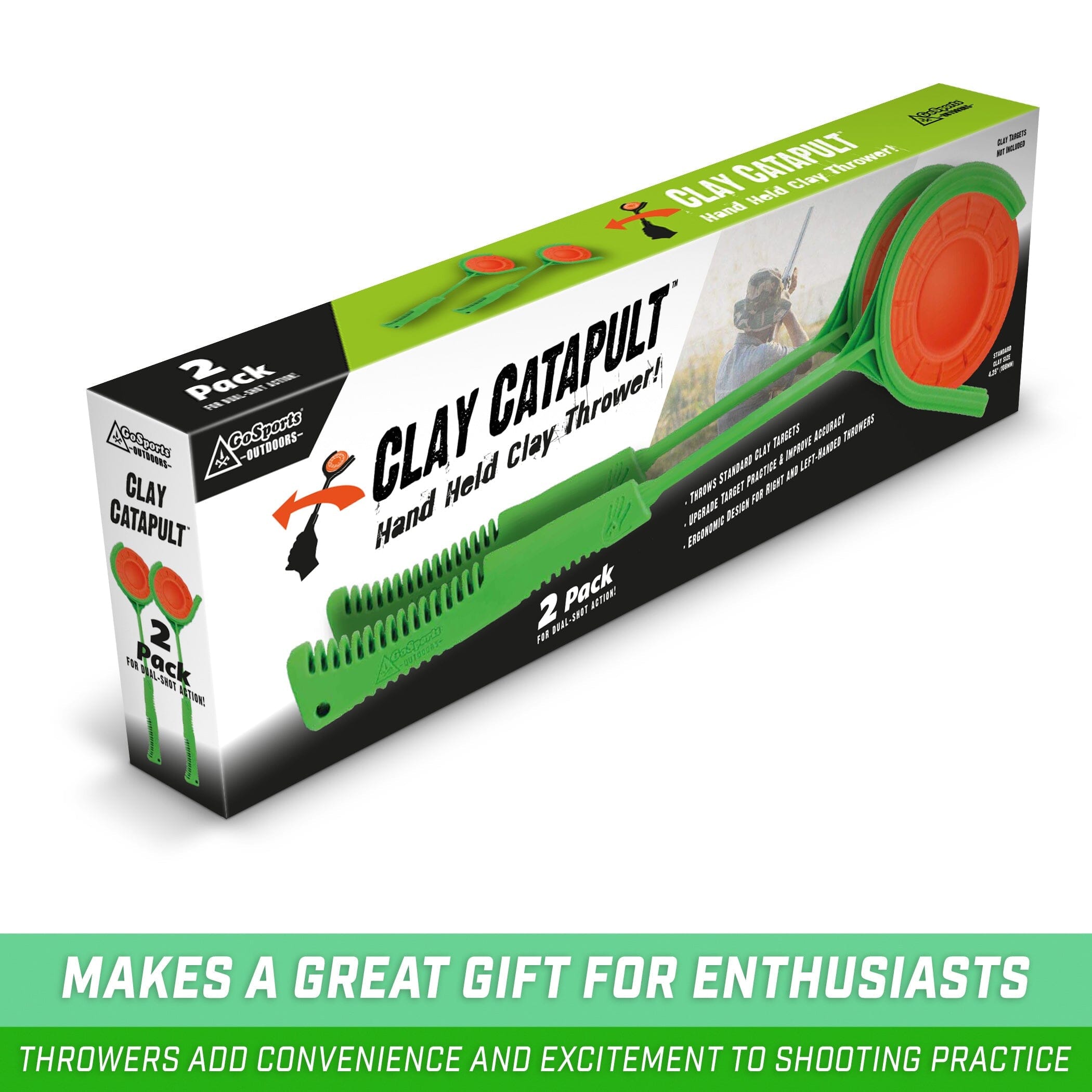 GoSports Outdoors Clay Catapult Handheld Clay Pigeon Thrower 2