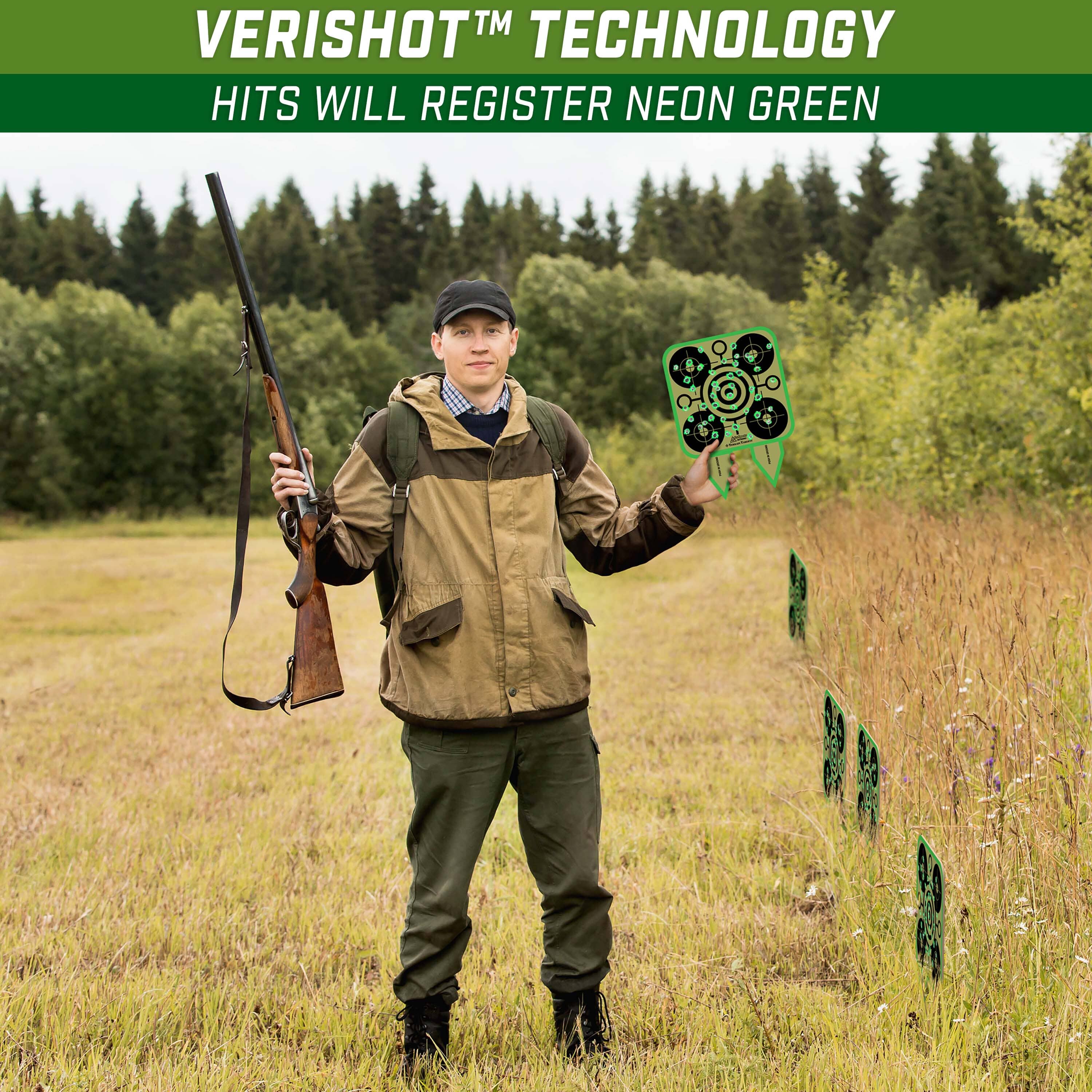 GoSports Outdoors Terrain Targets, Reactive Multi-Targets for Shooting Range with Neon Green Shot Confirmation, Great for Small Calibers Target Practice GoSportsOutdoors.com 