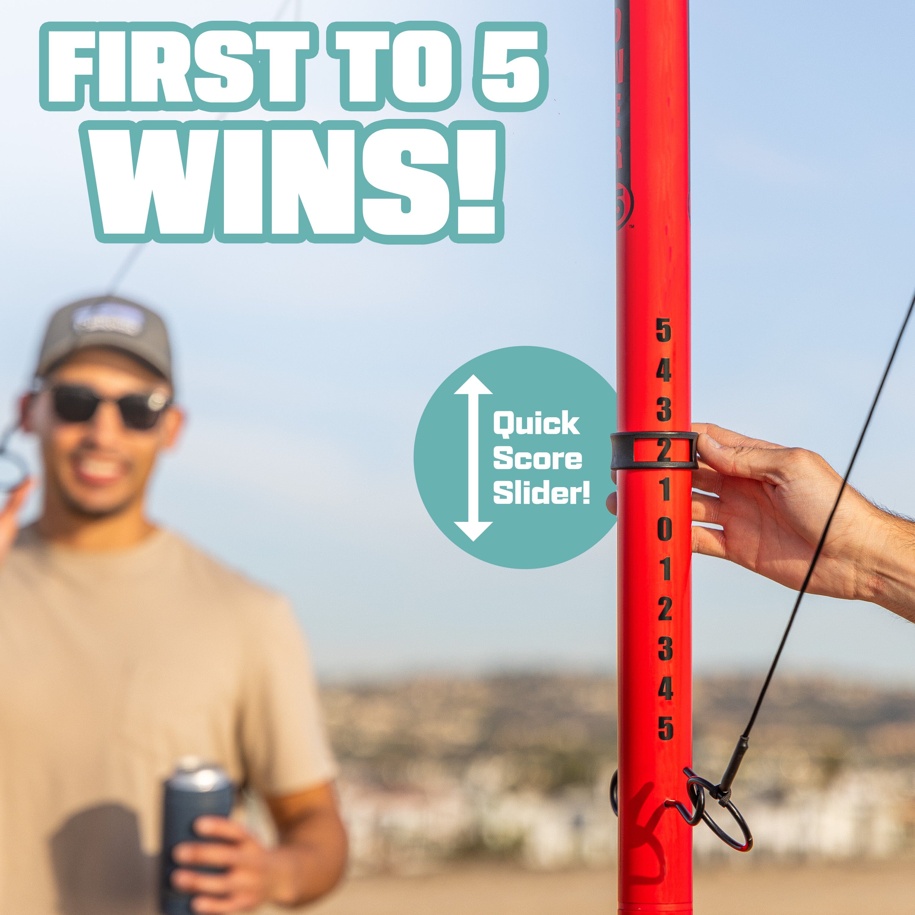 GoSports Tower 5 Giant Ring Swing Versus Game for Adults and Family - Hook and Ring Outdoor Yard Game GoSports 