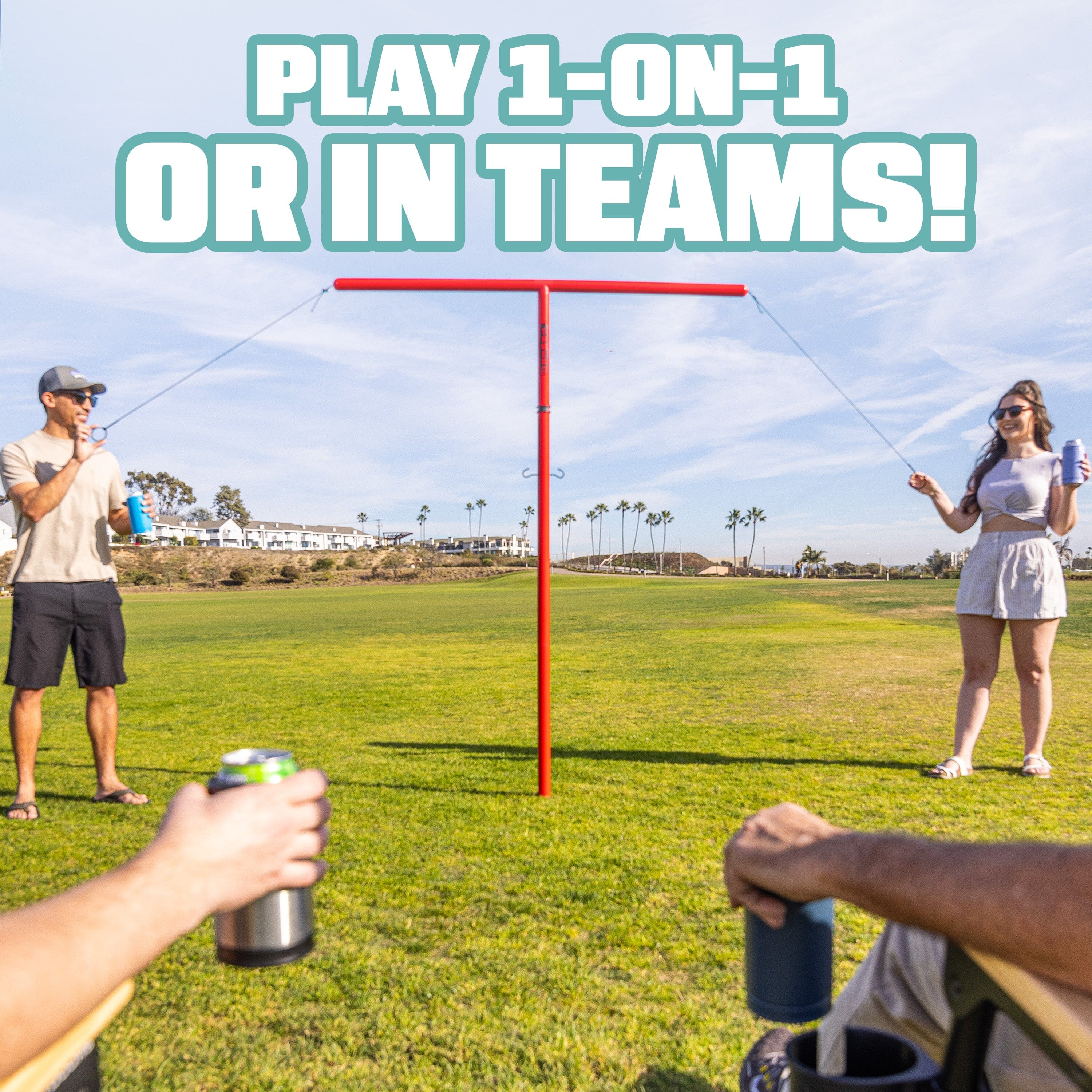 GoSports Tower 5 Giant Ring Swing Versus Game for Adults and Family - Hook and Ring Outdoor Yard Game GoSports 