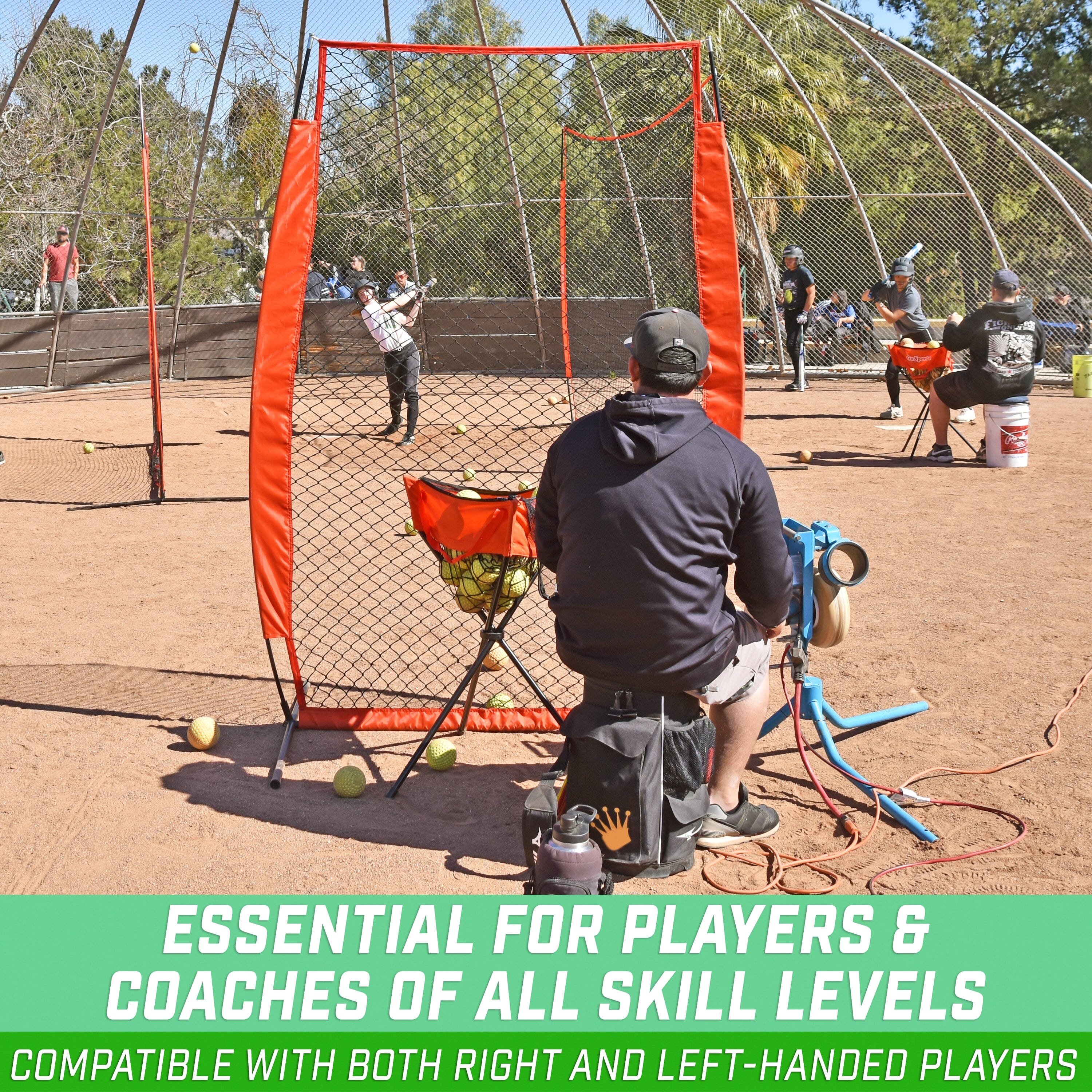 a man is kneeling on a baseball field