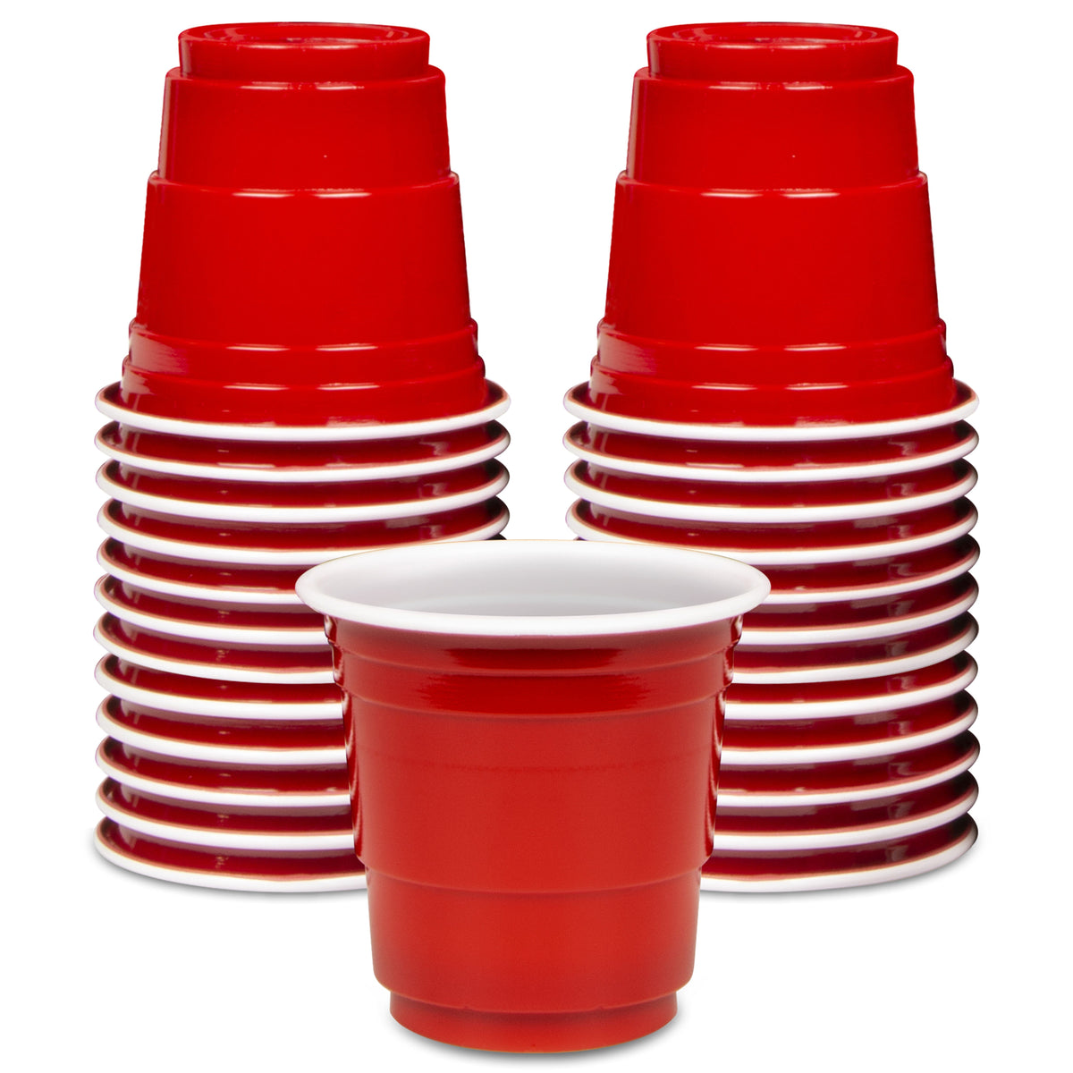 GoBig 2 oz Plastic Shot Cups