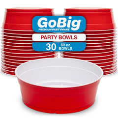 60 oz Disposable Bowls, 30 ct
