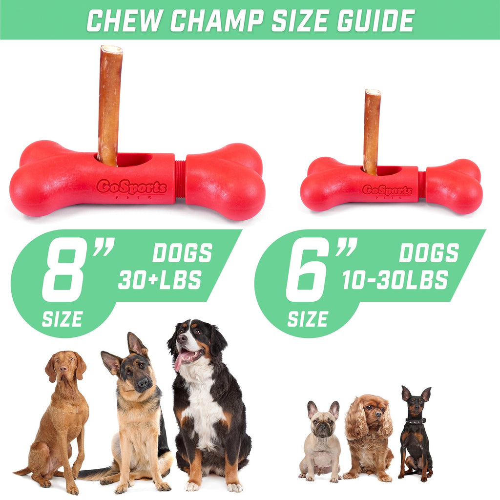 GoSports 6" Chew Champ Bully Stick Holder for Dogs Dog Toy playgosports.com 