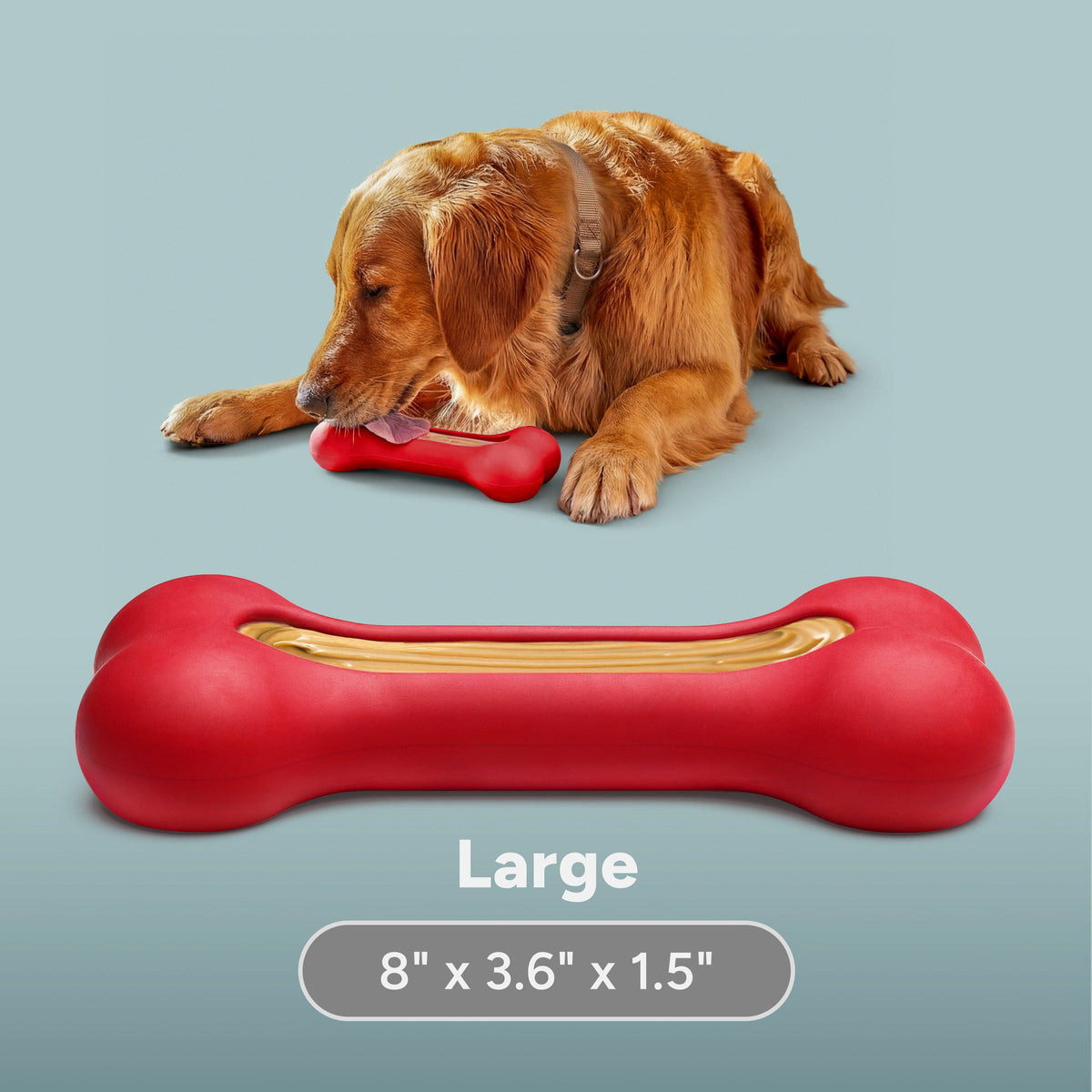 PupsCream Bone Non-Slip Dog Treat Holder GoSports Pets 