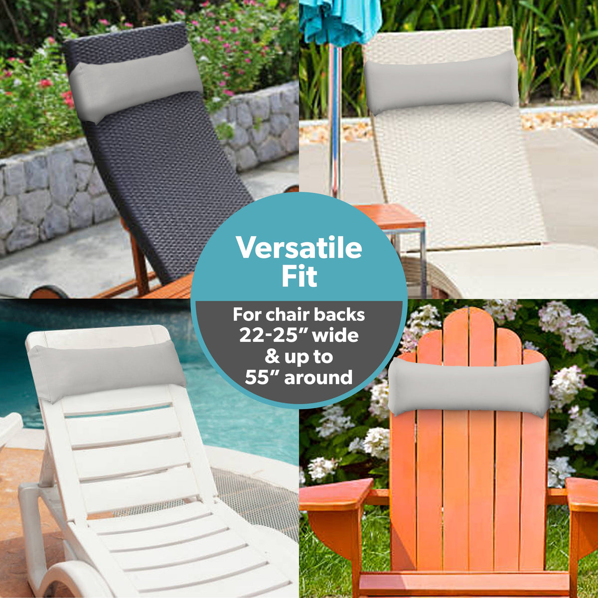 Outdoor Lounge Chair Pillow Coast Modern 