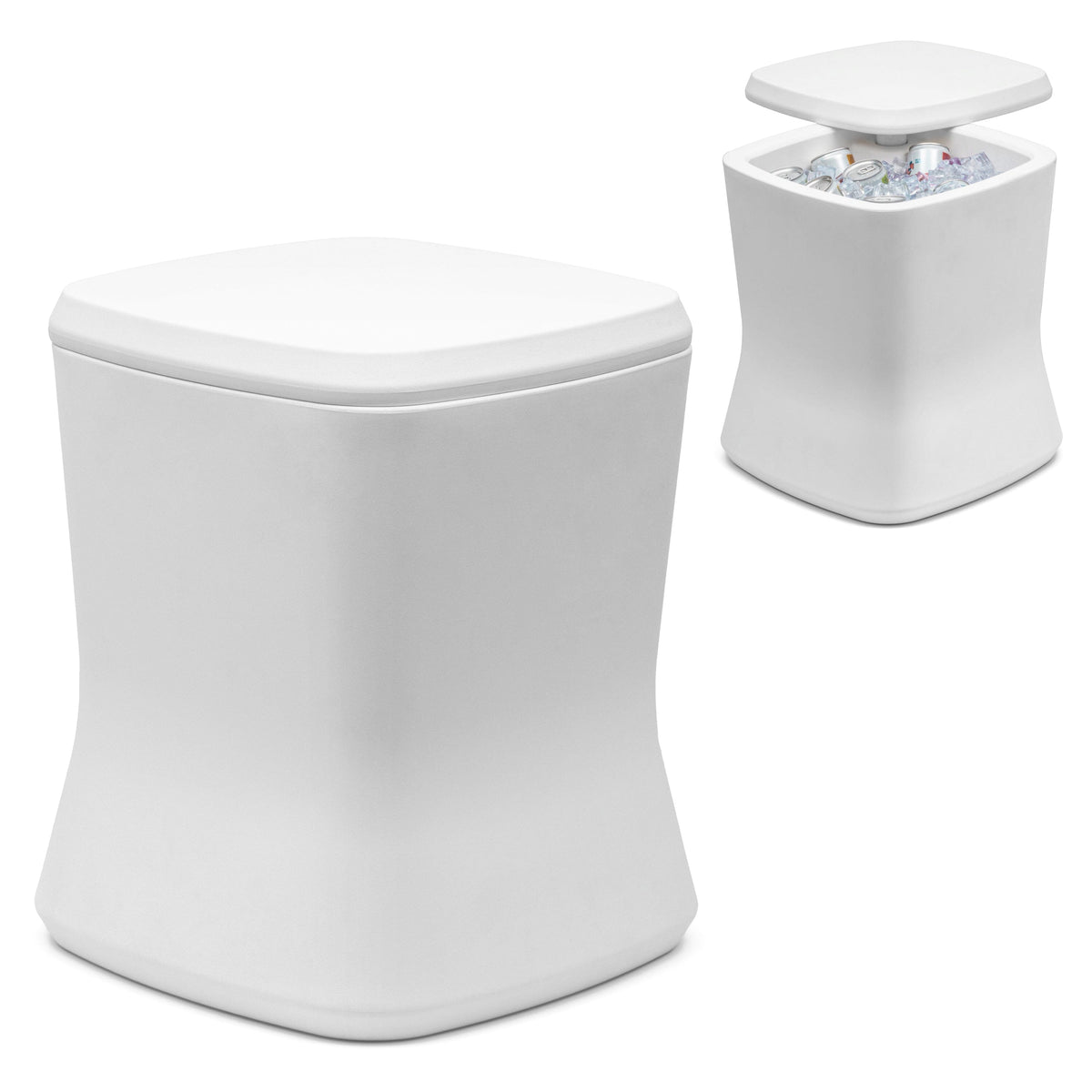 In-Pool Baja Shelf Cooler Table, 25 qt Coast Modern 