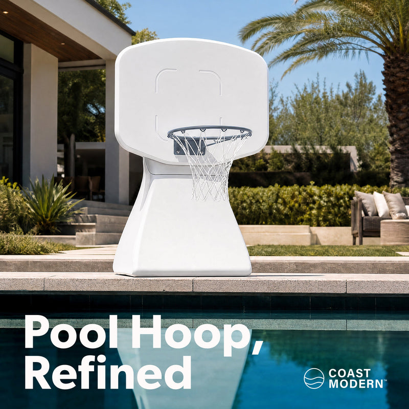 Premium Poolside Basketball Hoop with Wheels