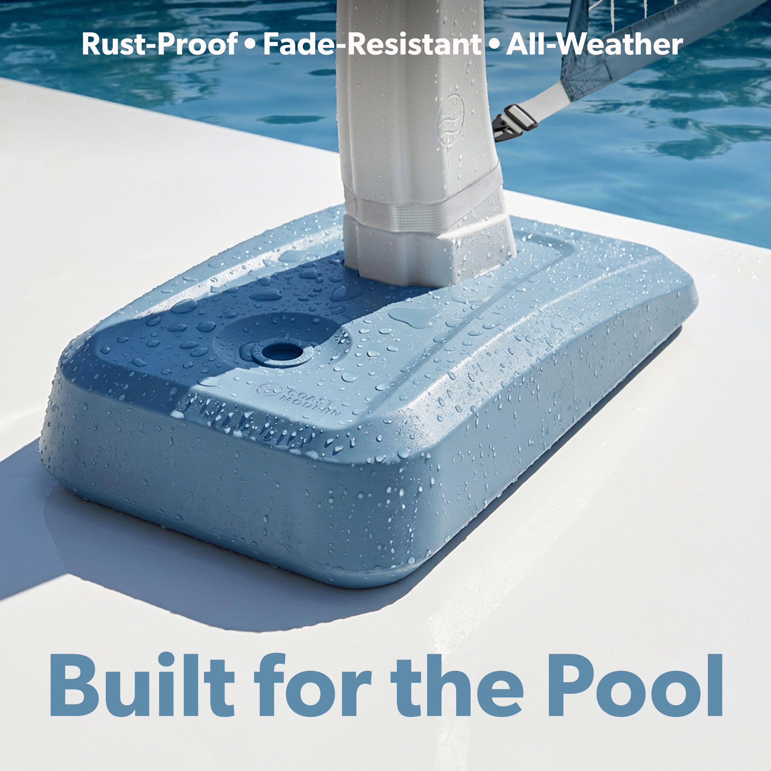 Coast Modern Pool Volleyball Net - Premium Volleyball Pool Game Set for Adults & Family - Accessories Included Playgosports.com 