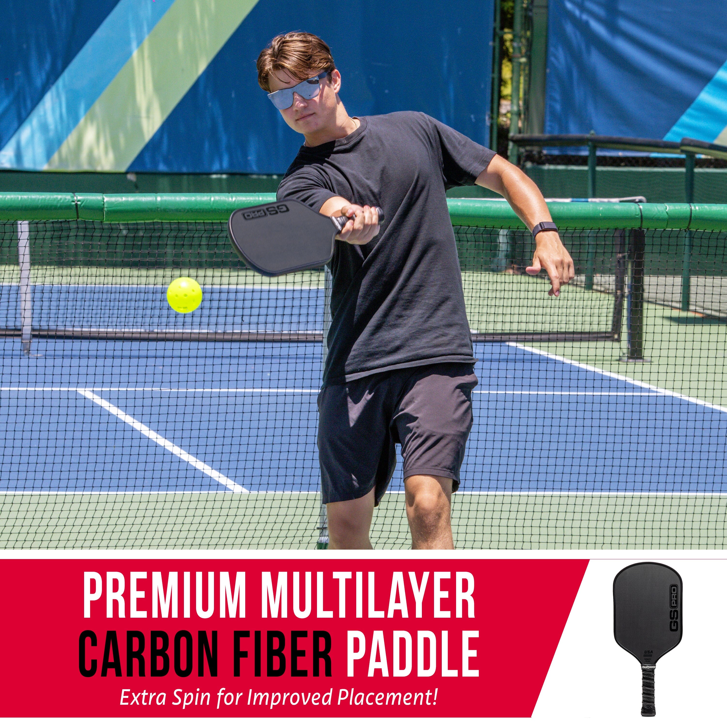 a man is playing tennis on a tennis court