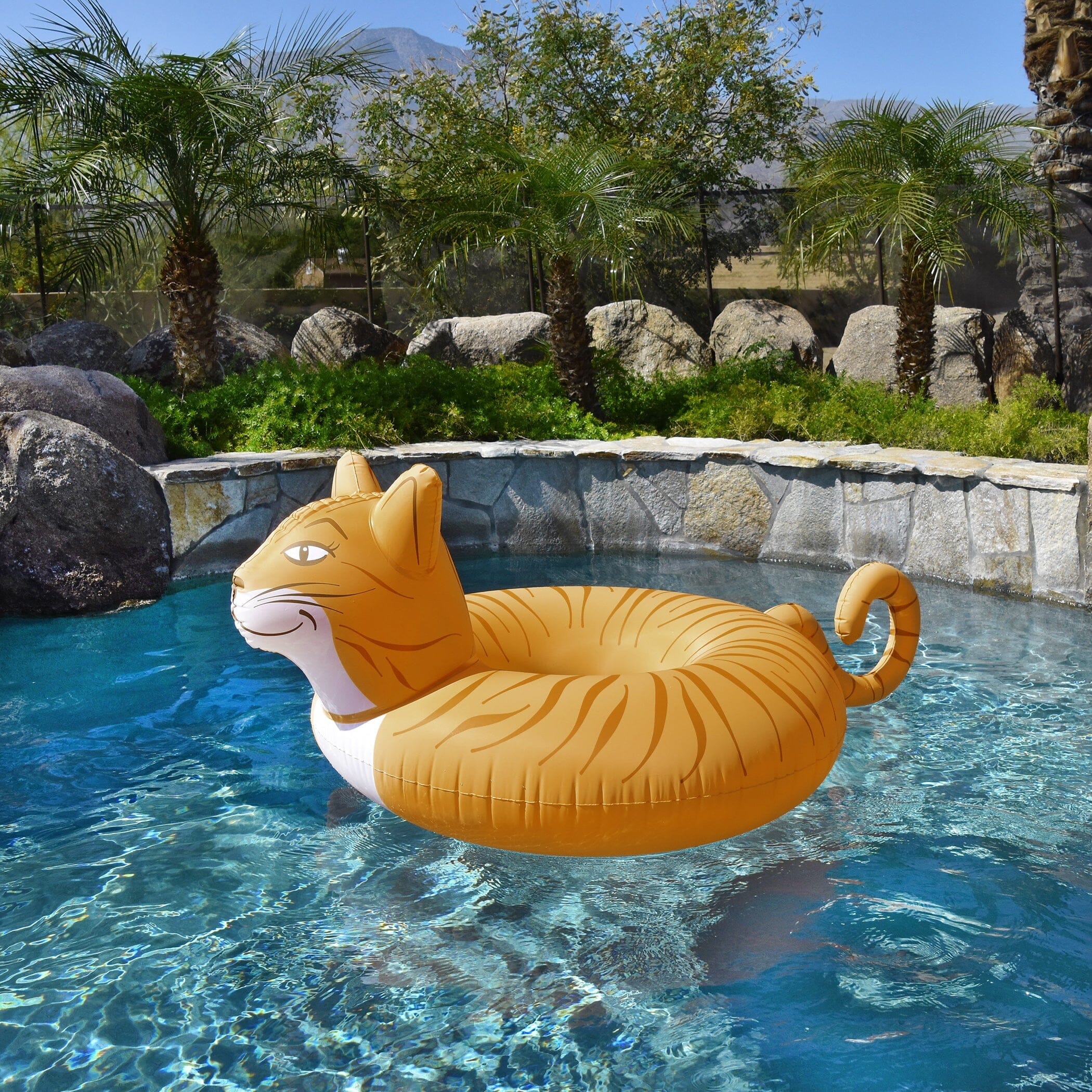 GoFloats Meowzers the Cat Party Tube Inflatable Raft GoFloats 