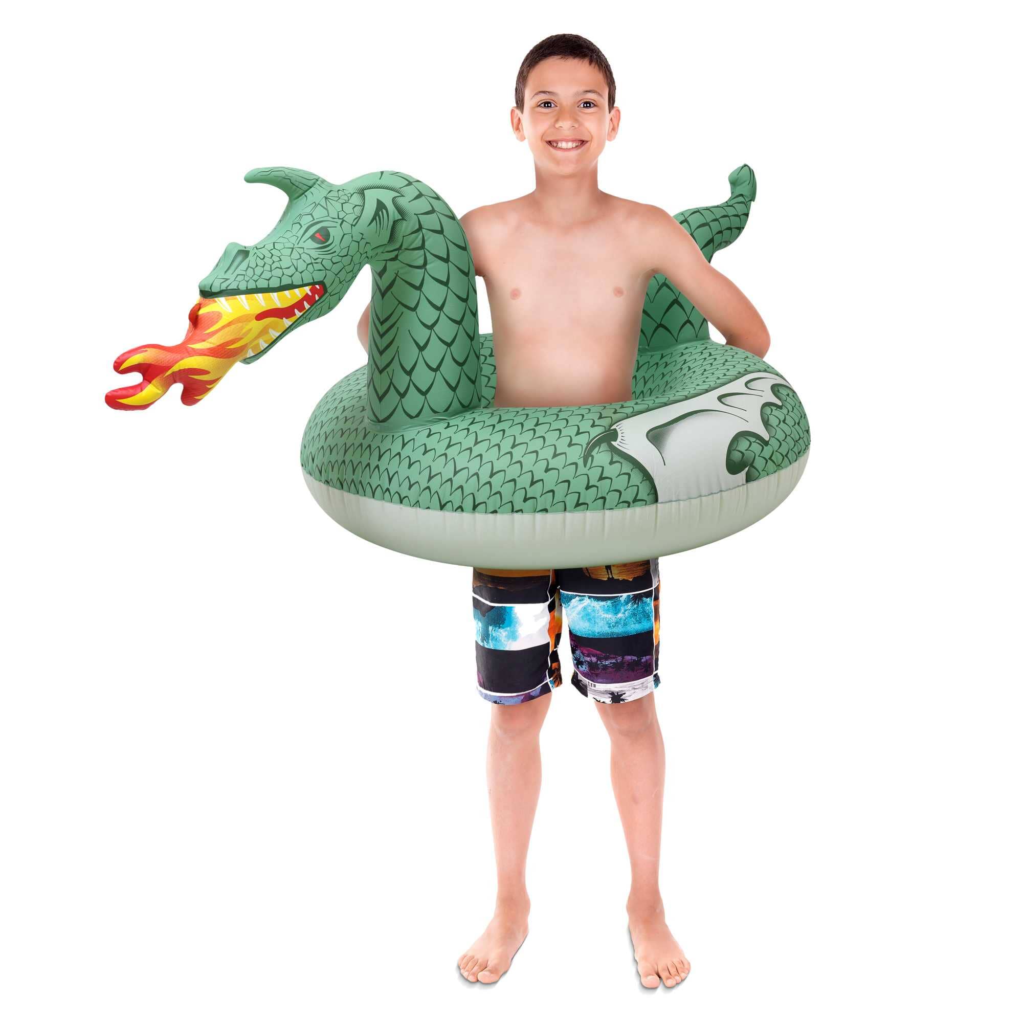 GoFloats Jr Pool Float Party Tube - Fire Dragon GoFloats 